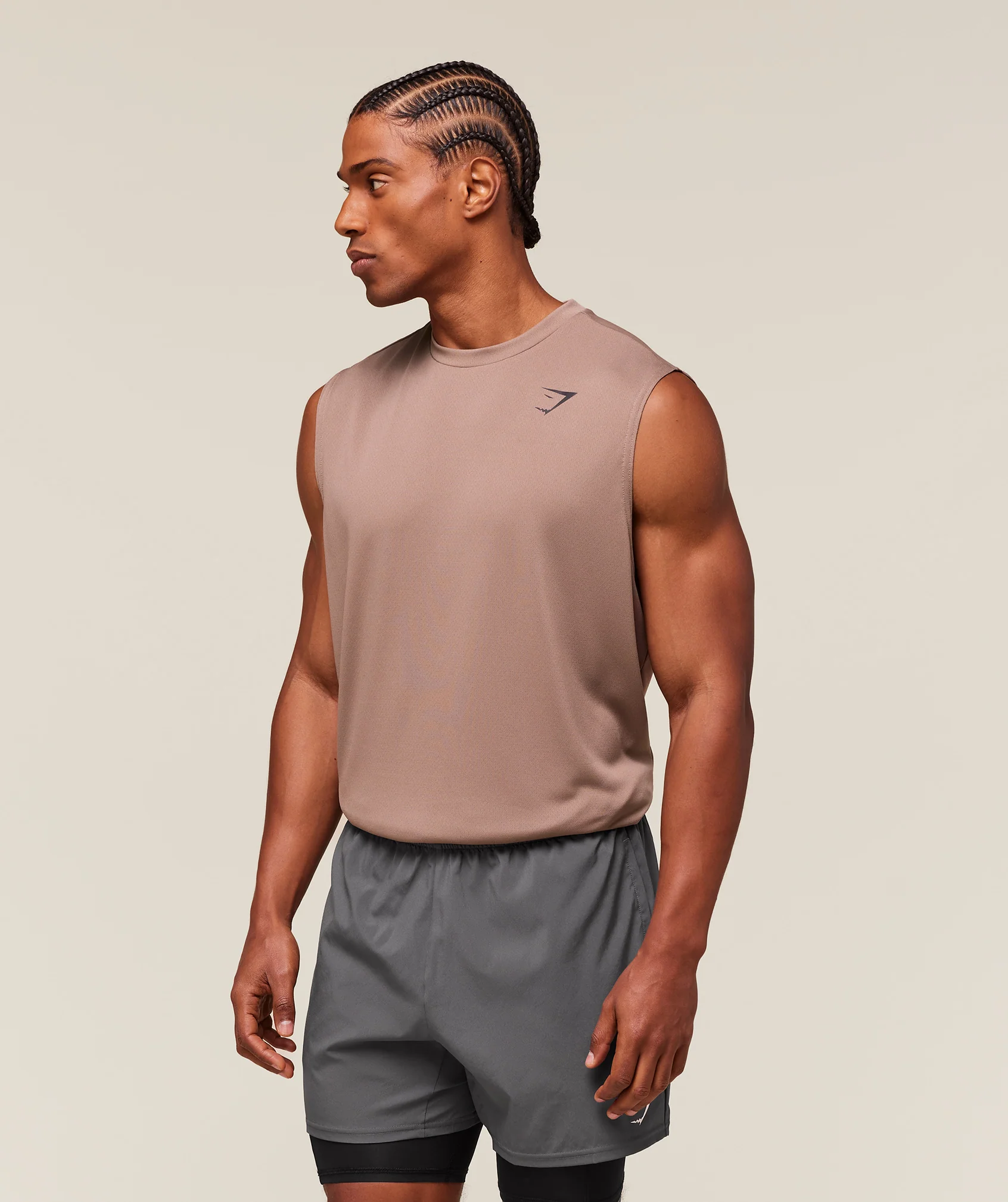 Gymshark Arrival Oversized Tank - Mocha Mauve - Image 5