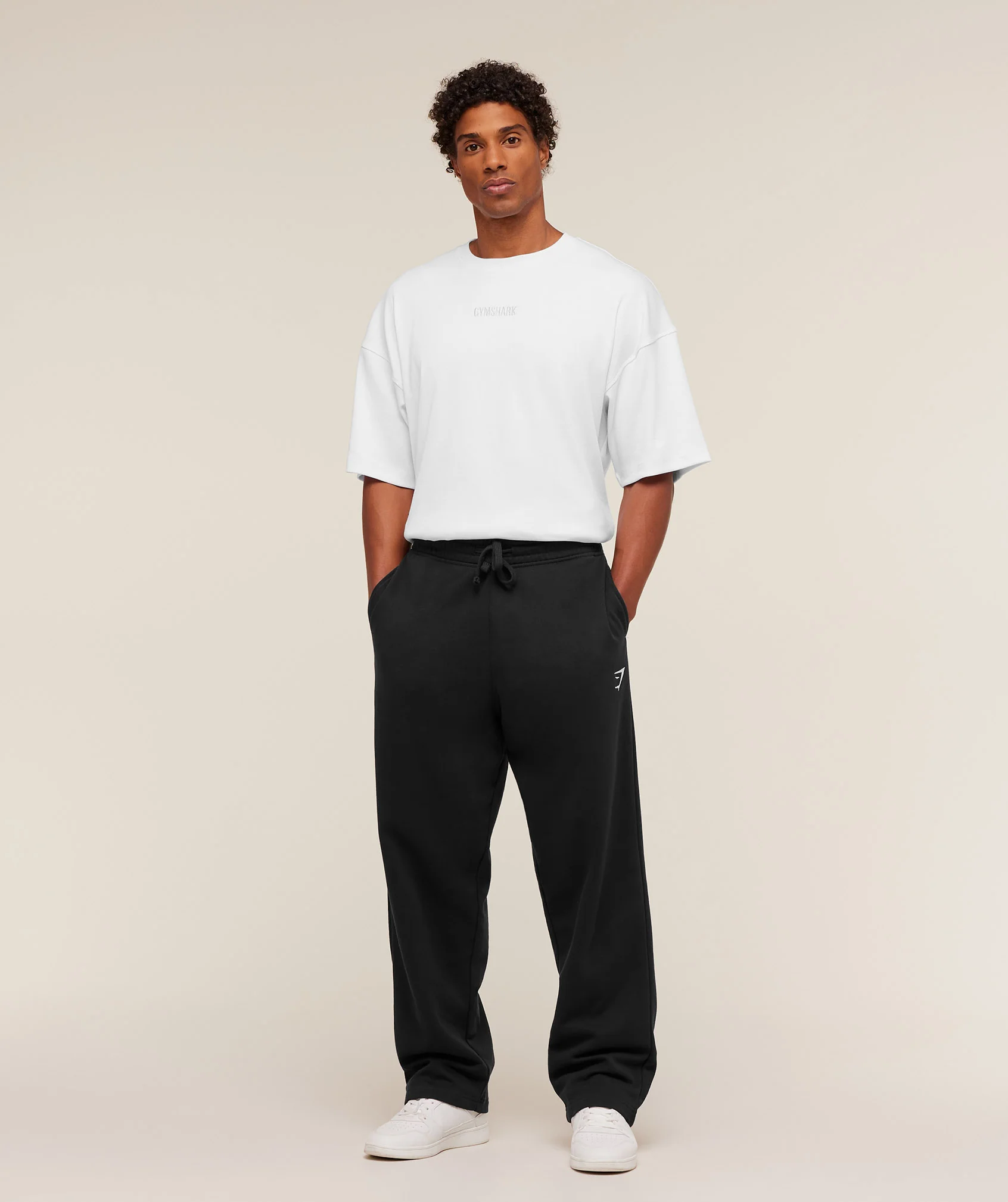 Gymshark Oversized Premium Ribbed T-Shirt - White - Image 5