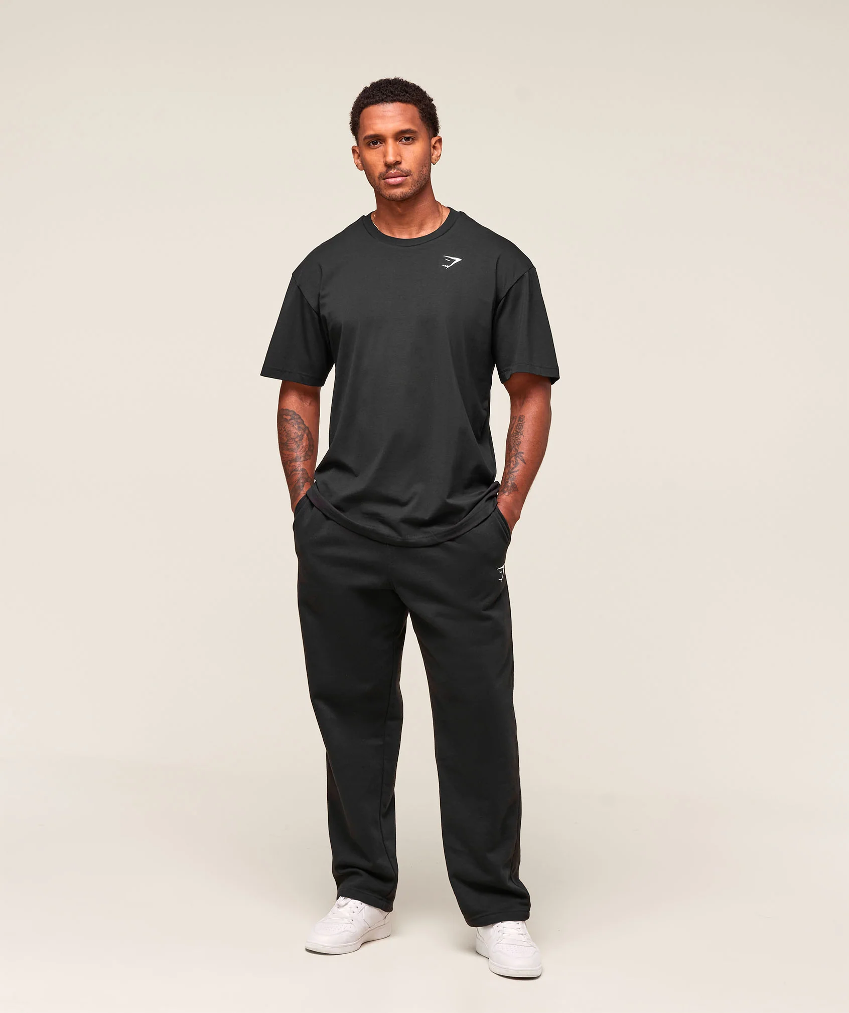 Gymshark Essential Oversized T-Shirt - Black - Image 5