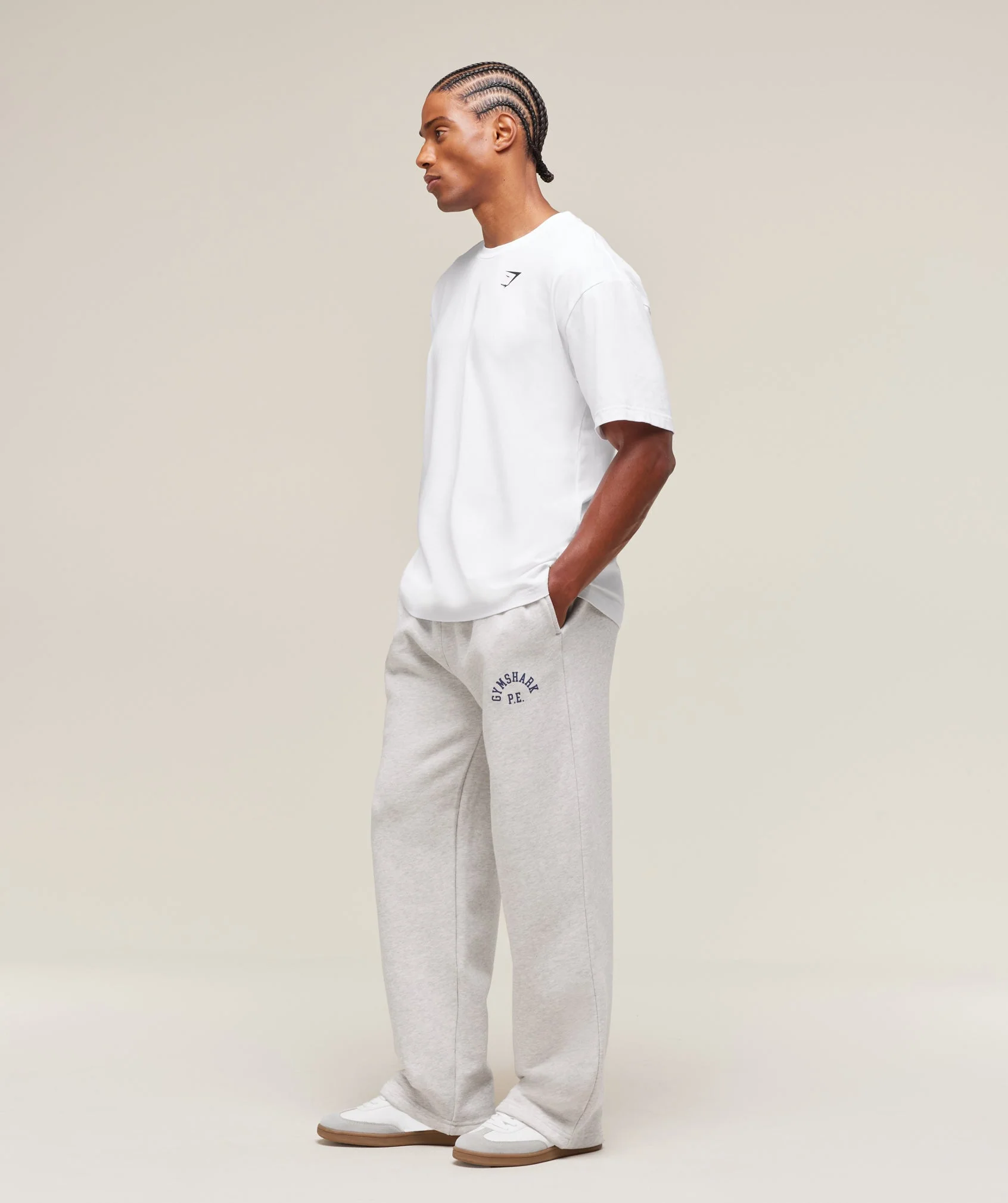 Gymshark Essential Oversized T-Shirt - White - Image 5