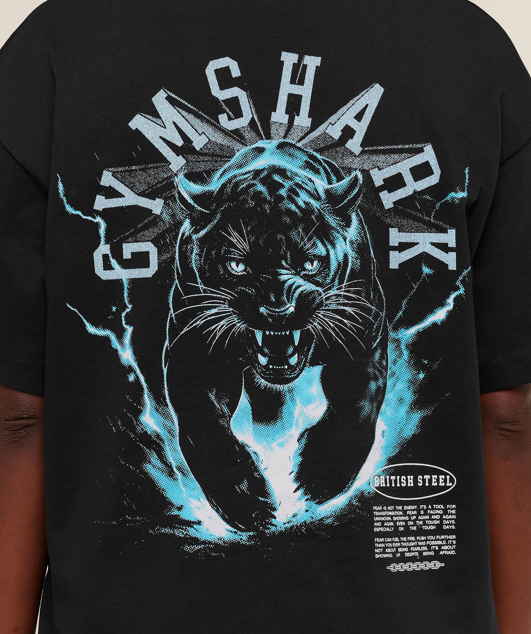 Gymshark Panther Graphic T-Shirt - GS Black - Image 5