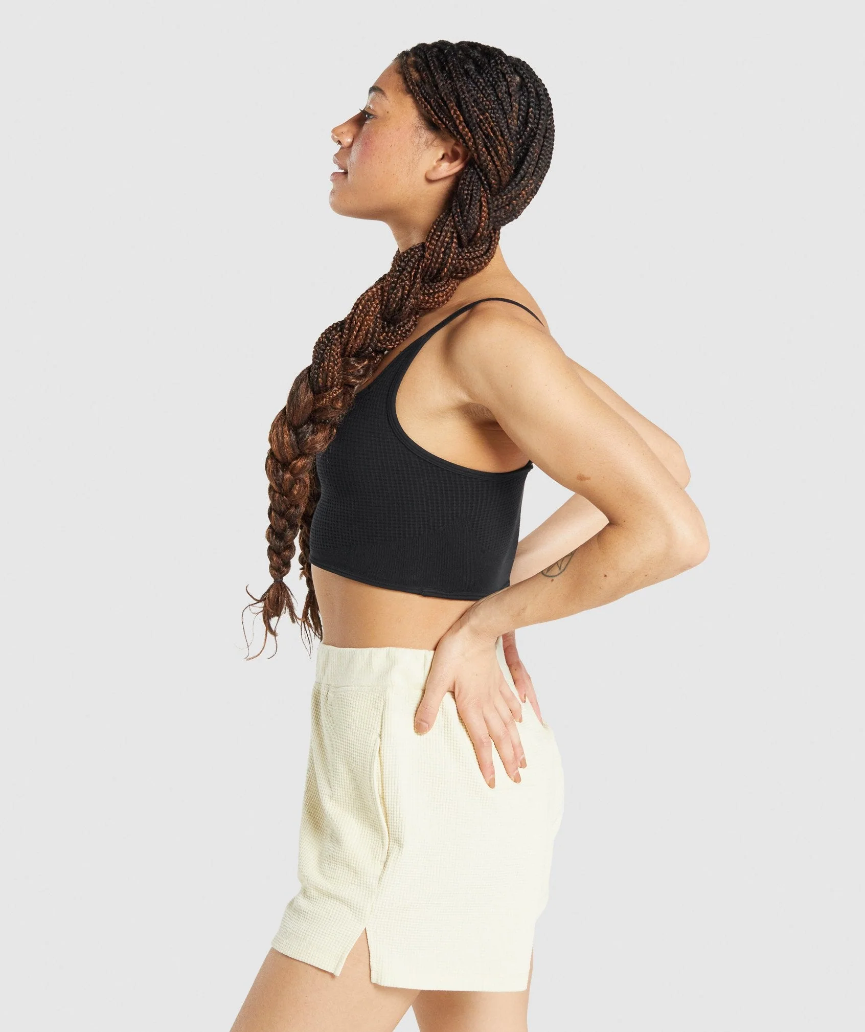 Gymshark Pause Seamless Bralette - Black - Image 3