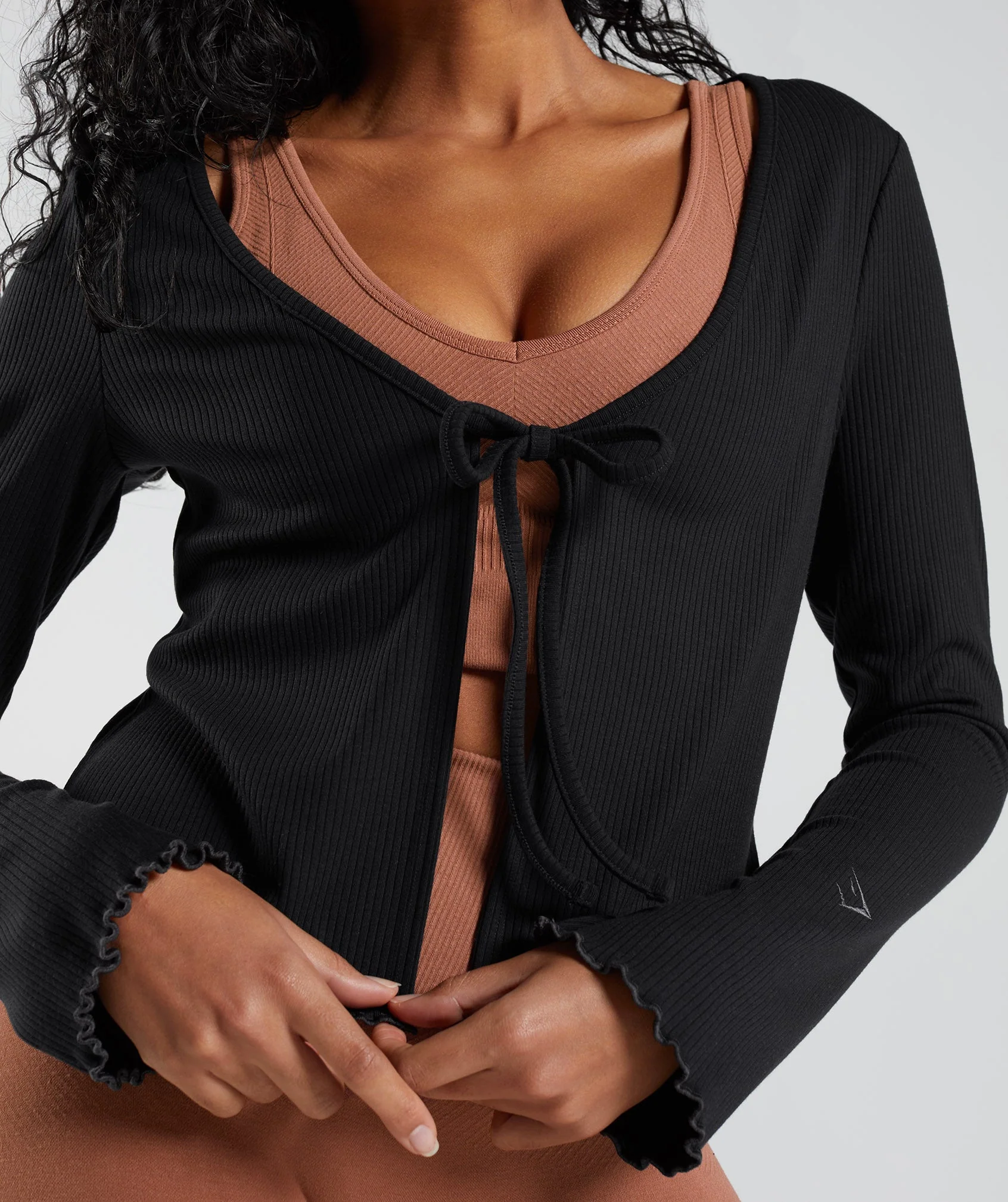 Gymshark Pause Cardigan - Black - Image 7