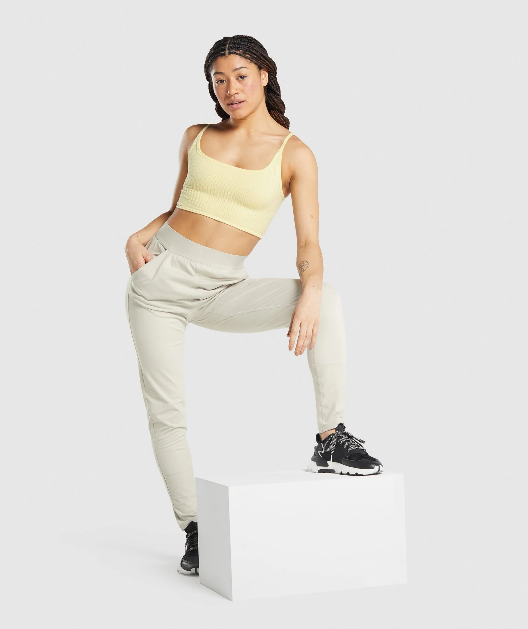 Gymshark Pause Cosy Leggings - Grey - Image 4