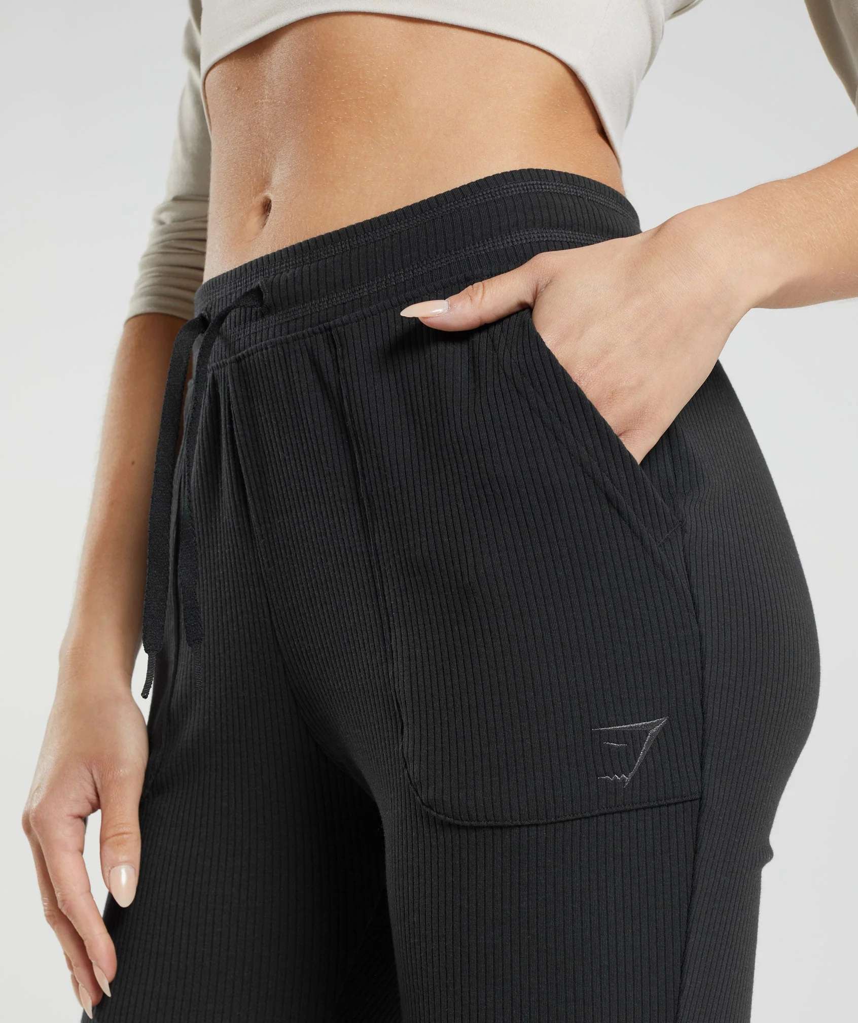 Gymshark Pause Flared Pants - Black - Image 6