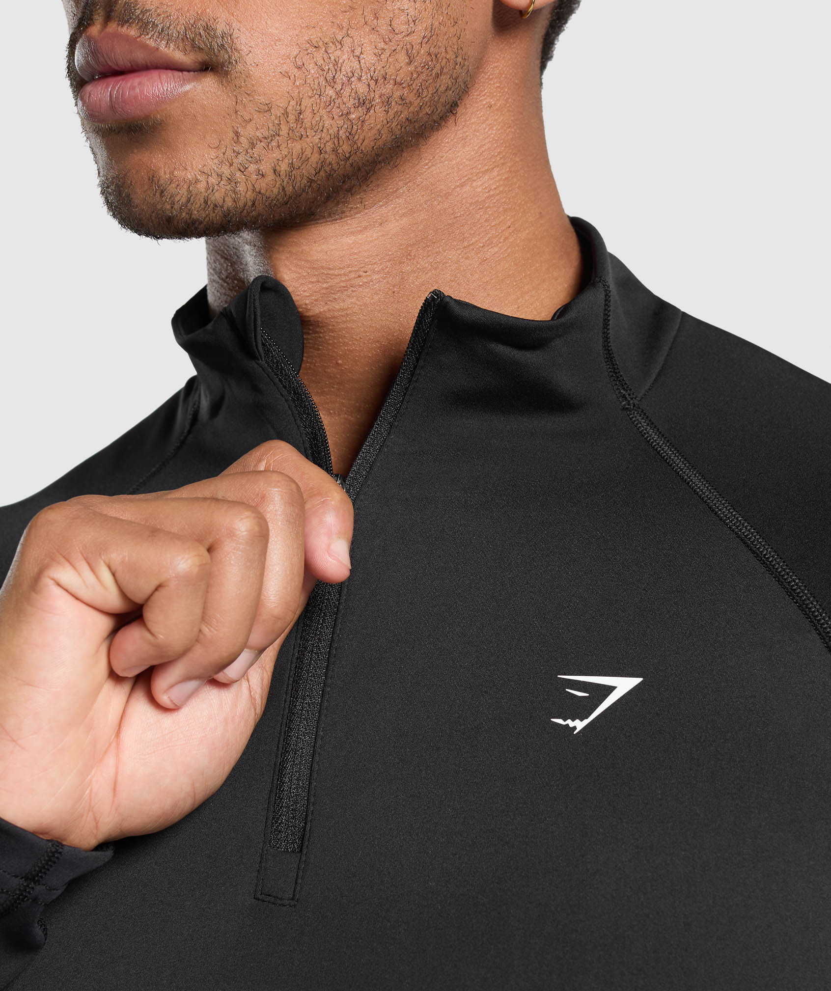 Gymshark Performance 1/4 Zip - Black - Image 4