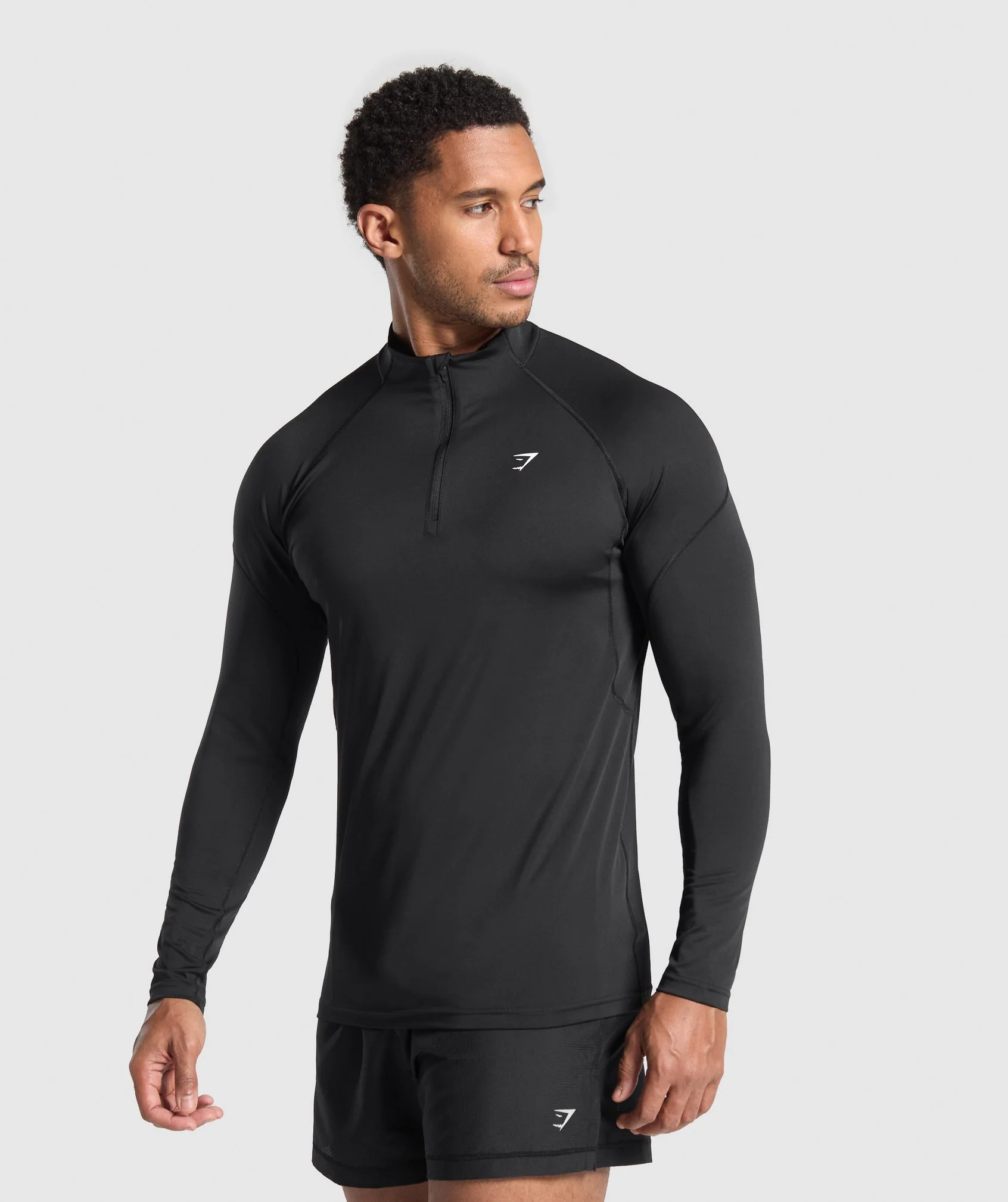 Gymshark Performance 1/4 Zip - Black - Image 5