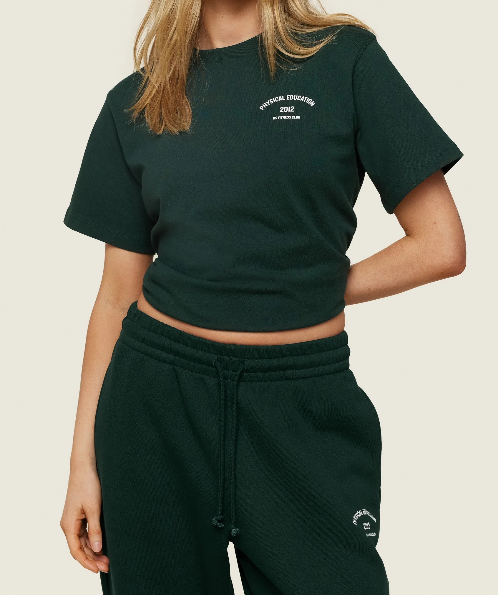 Gymshark Phys Ed Graphic T-Shirt - Green - Image 3