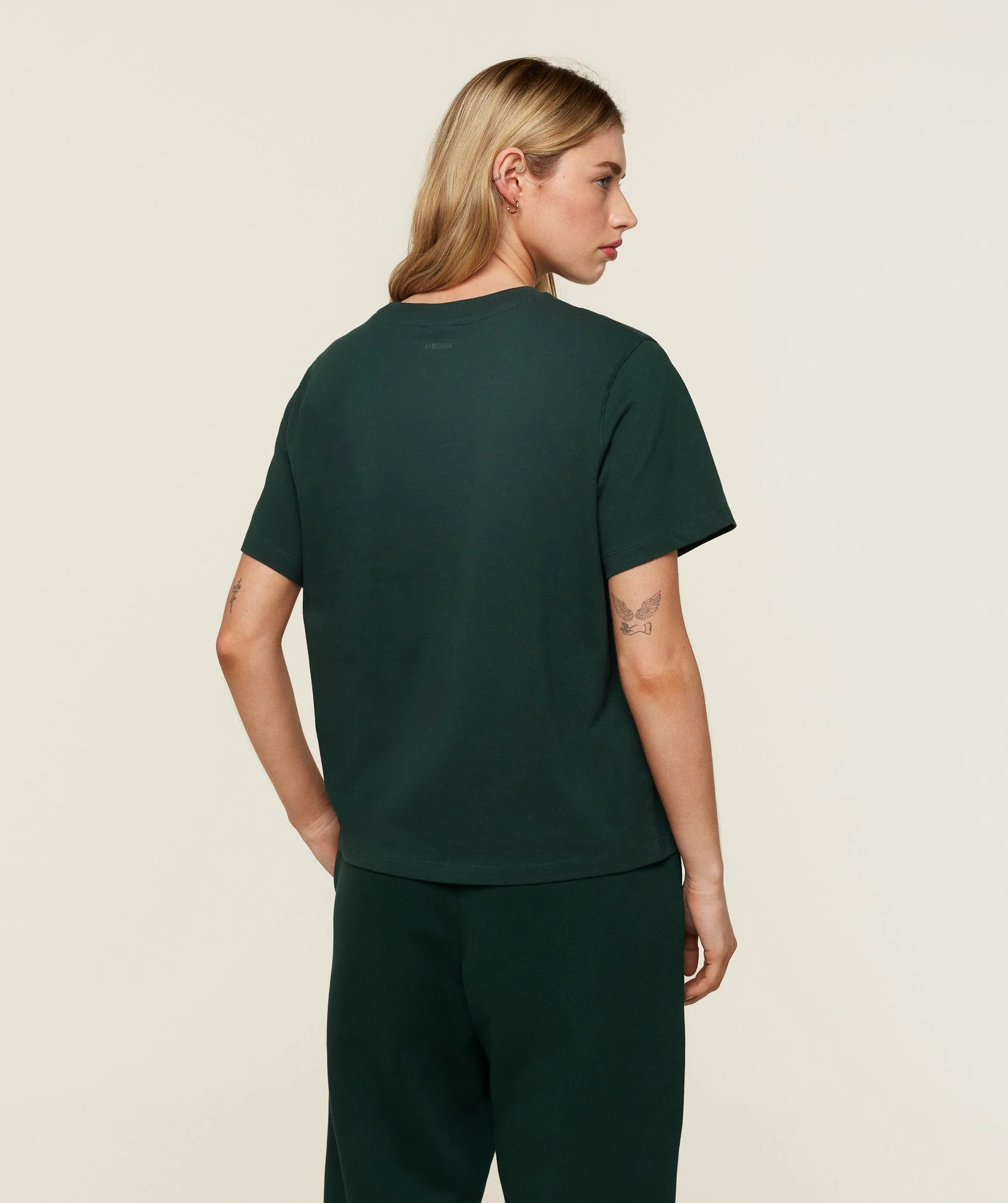 Gymshark Phys Ed Graphic T-Shirt - Green - Image 4