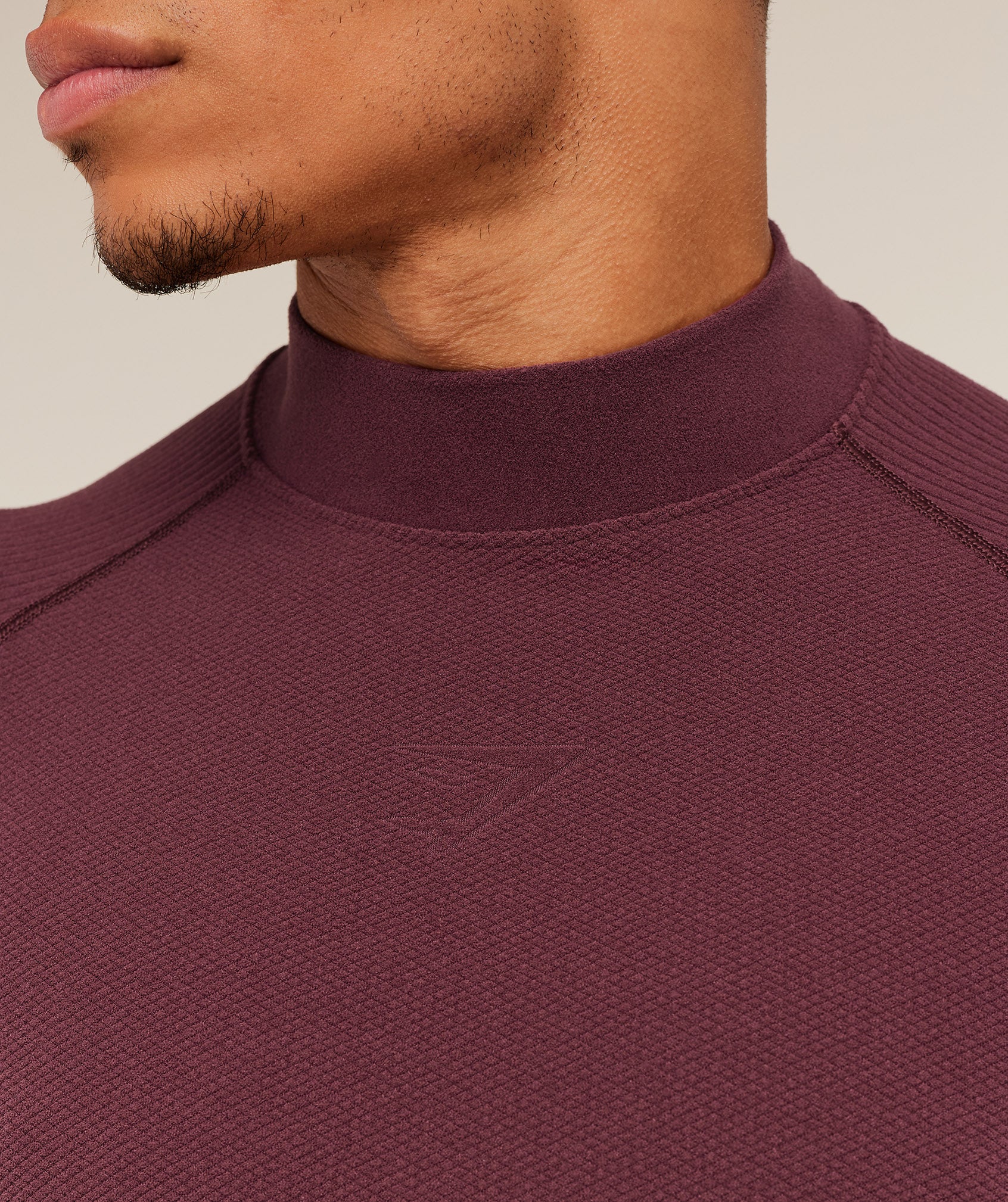 Gymshark Physique Long Sleeve T-Shirt - GS Impact Burgundy/GS Cherry Purple - Image 4