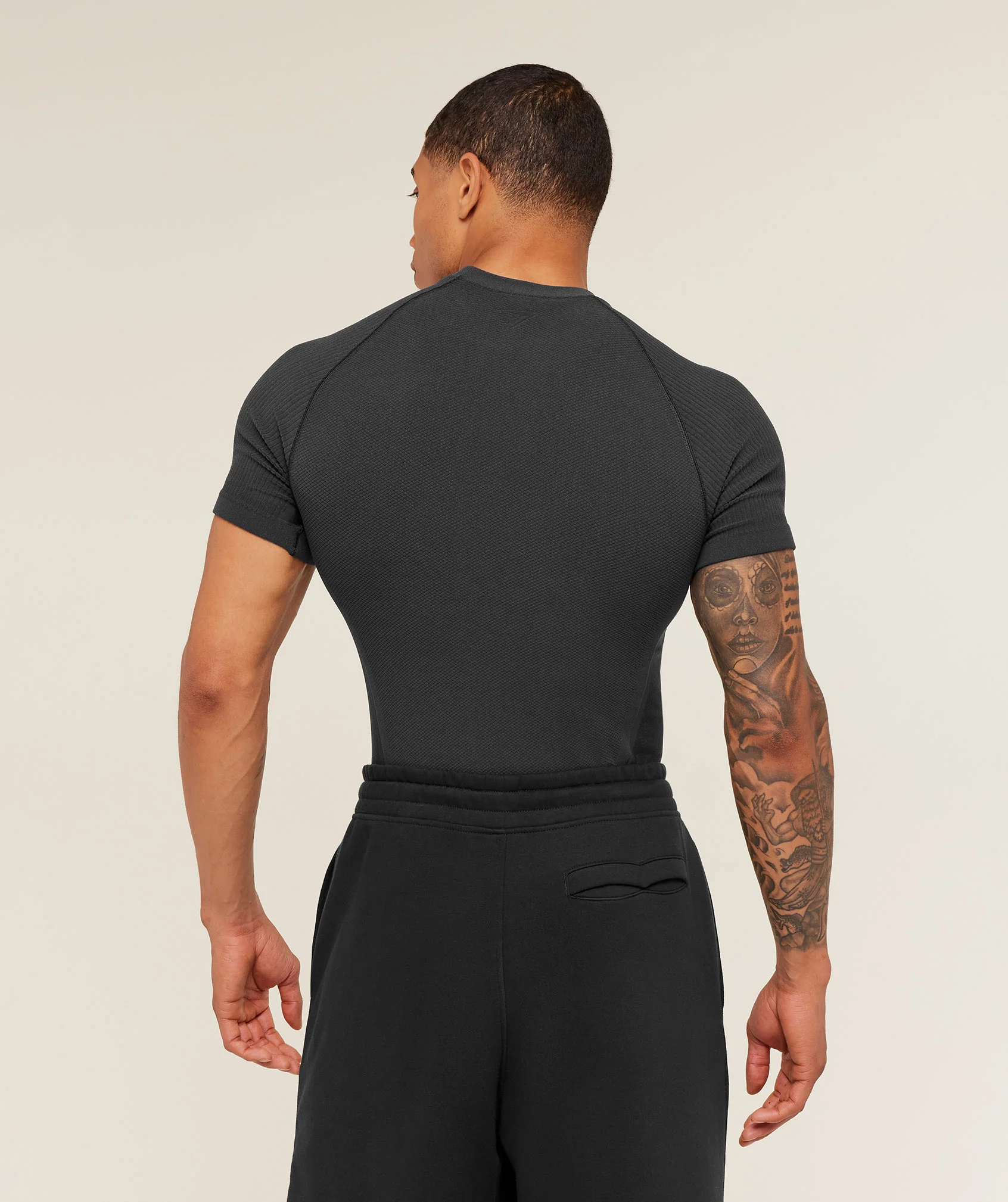Gymshark Physique T-Shirt - Grey/GS Black - Image 2