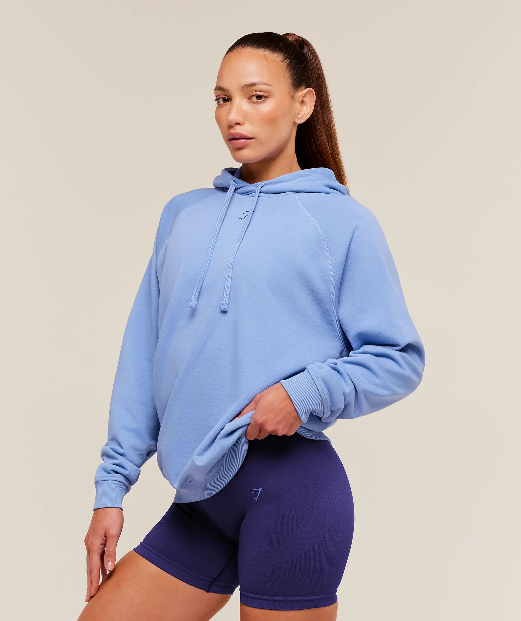 Gymshark Pick Up Truck Graphic Hoodie - Steady Purple - Image 3