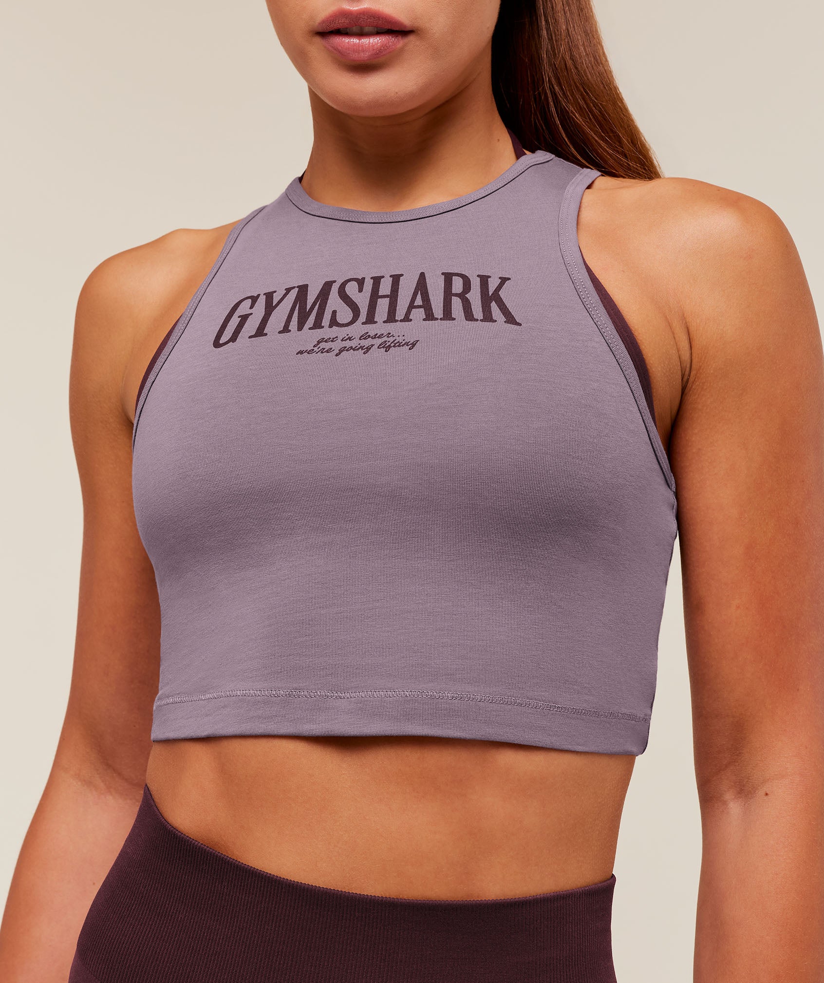 Gymshark Graphic Midi Tank - Dusk Purple - Image 5