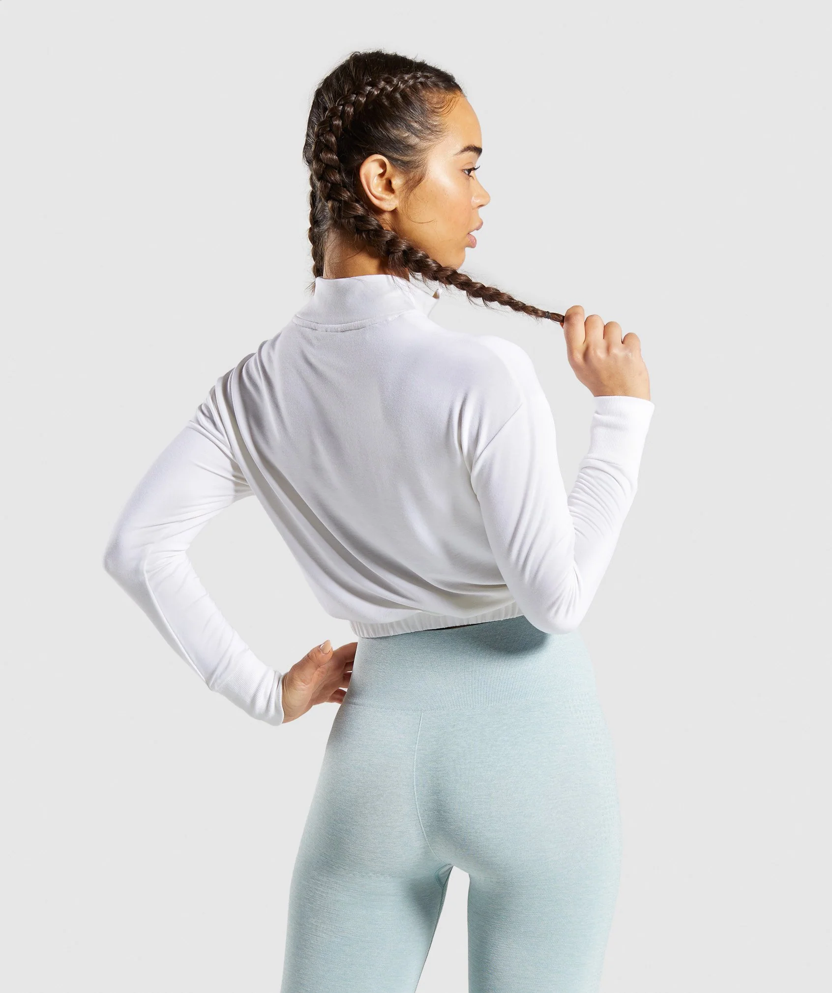 Gymshark Pippa Training Pullover - White - Image 2