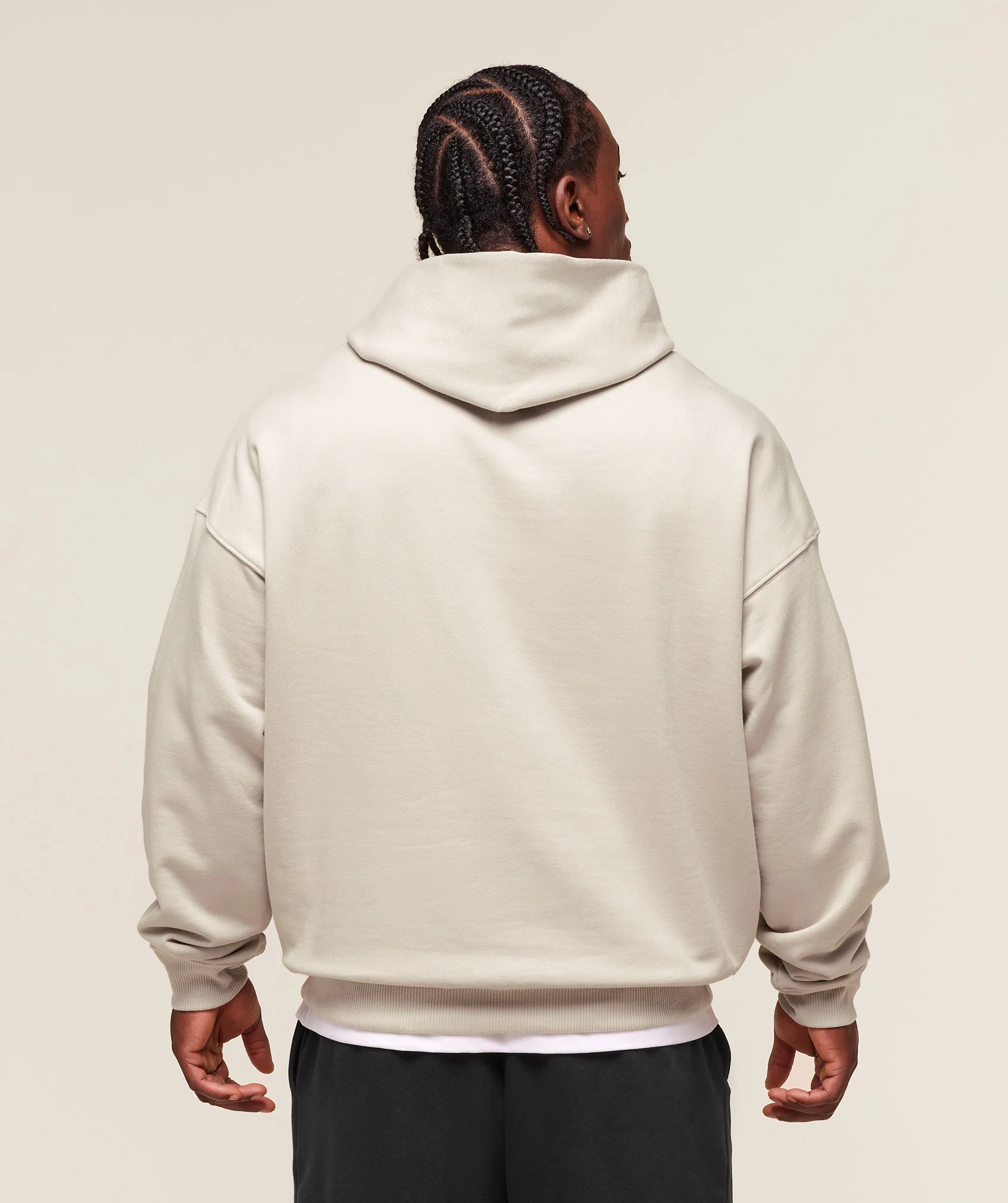 Gymshark Pocket Graphic Hoodie - Pebble Grey - Image 2