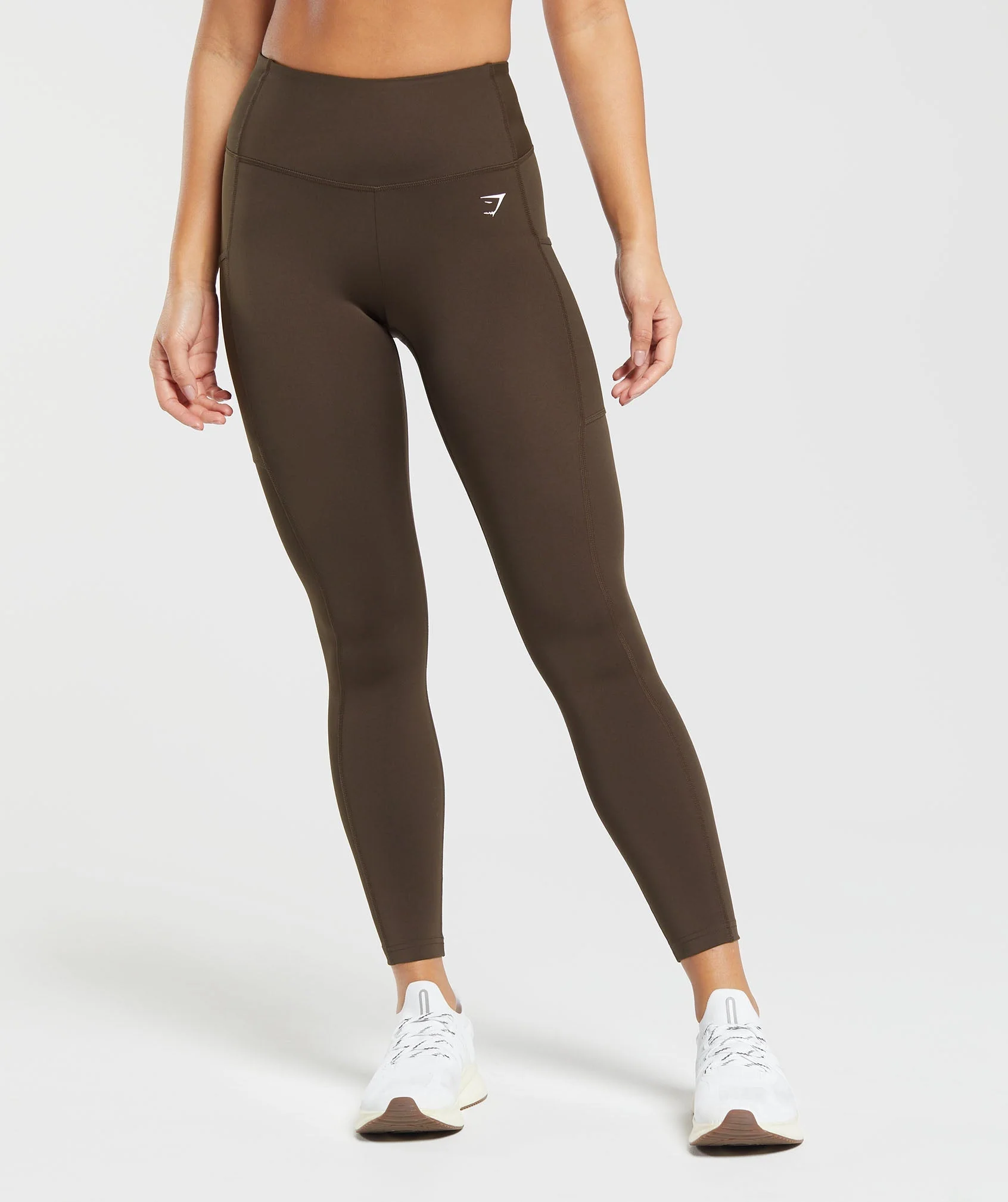Gymshark Pocket Leggings - Archive Brown - Image 2