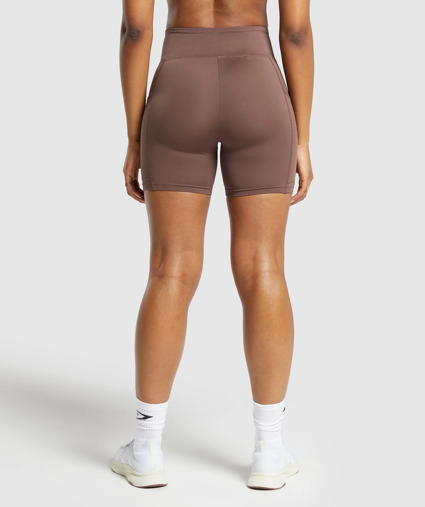 Gymshark Pocket Shorts - Soft Brown - Image 3