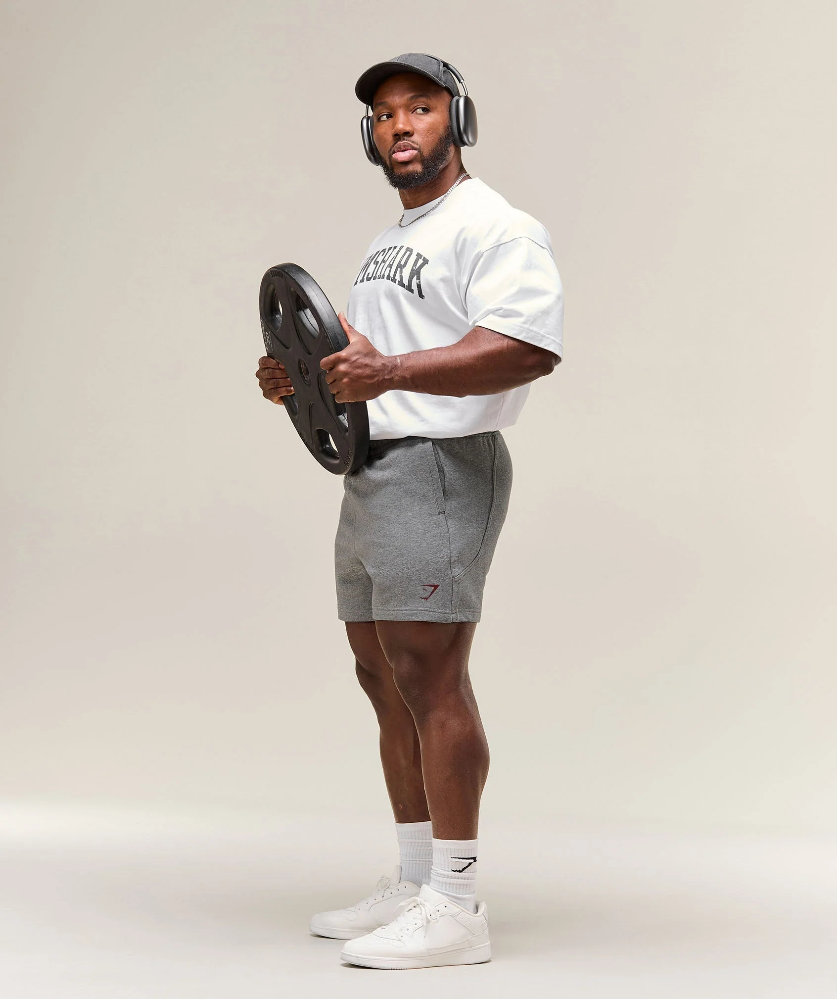 Gymshark Power 5" Shorts - Charcoal Core Marl - Image 6