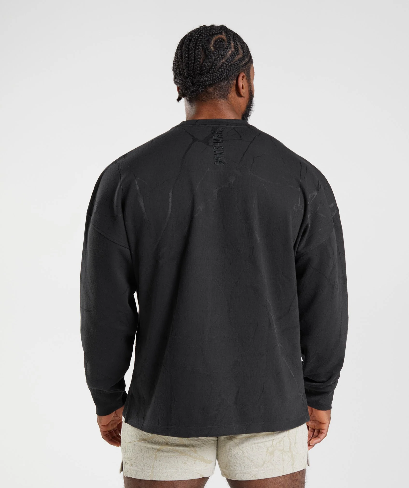 Gymshark Power Crew - Black Print - Image 2