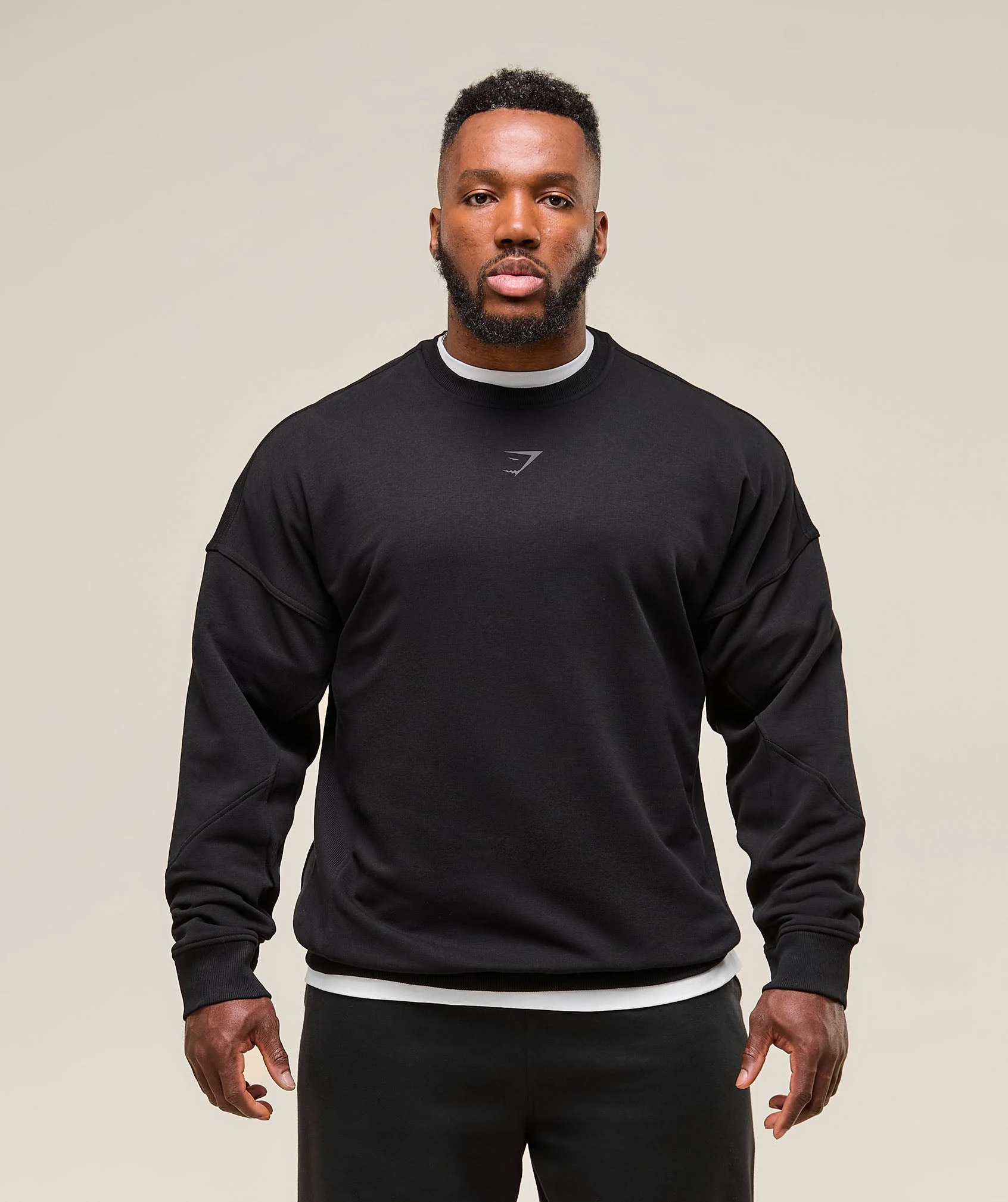 Gymshark Power Crew - Black - Image 2
