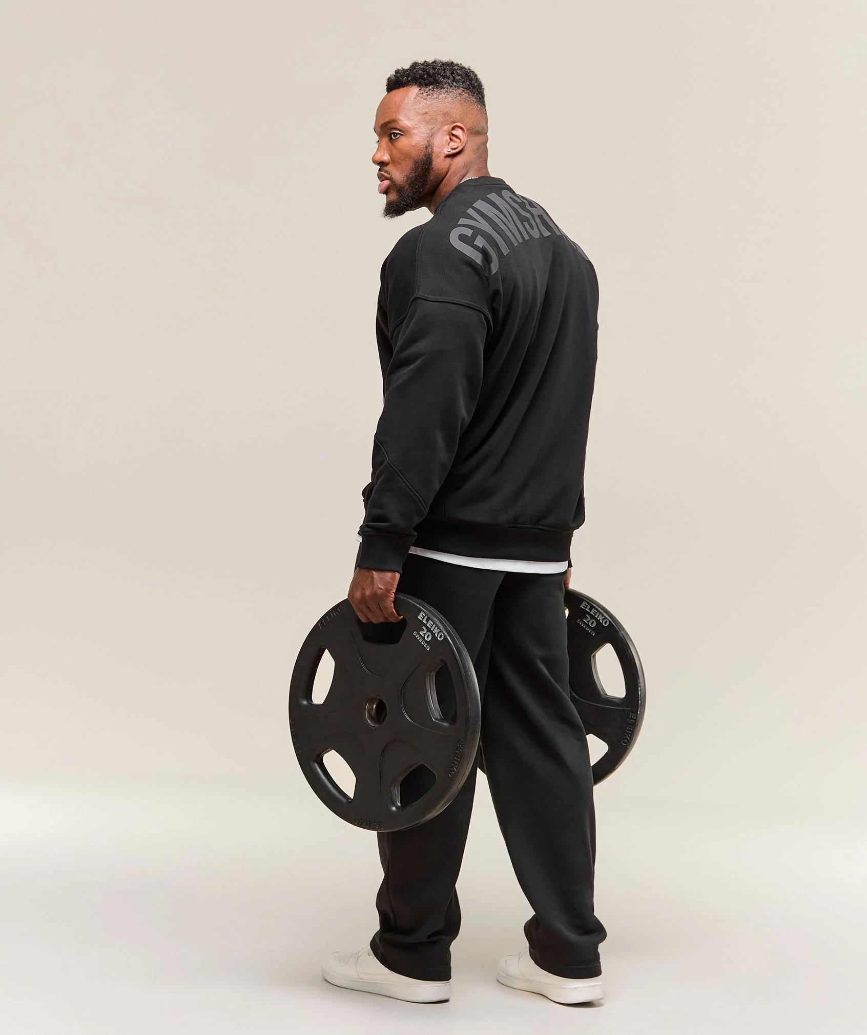 Gymshark Power Crew - Black - Image 6