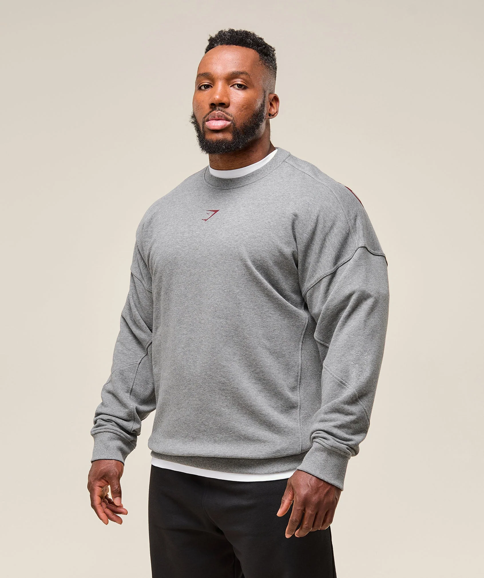 Gymshark Power Crew - Charcoal Core Marl - Image 4
