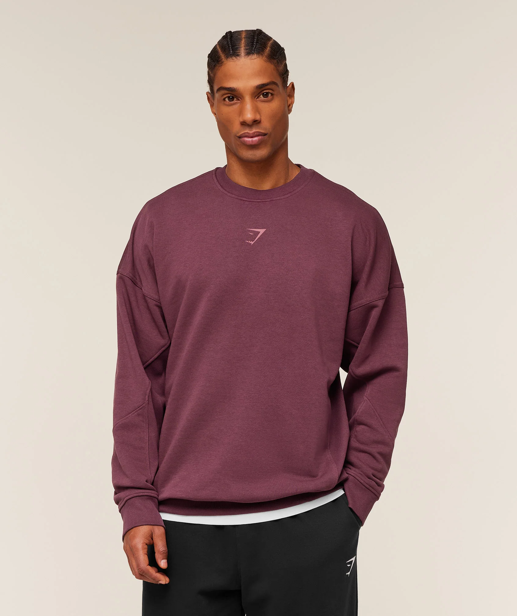 Gymshark Power Crew - GS Impact Burgundy - Image 2