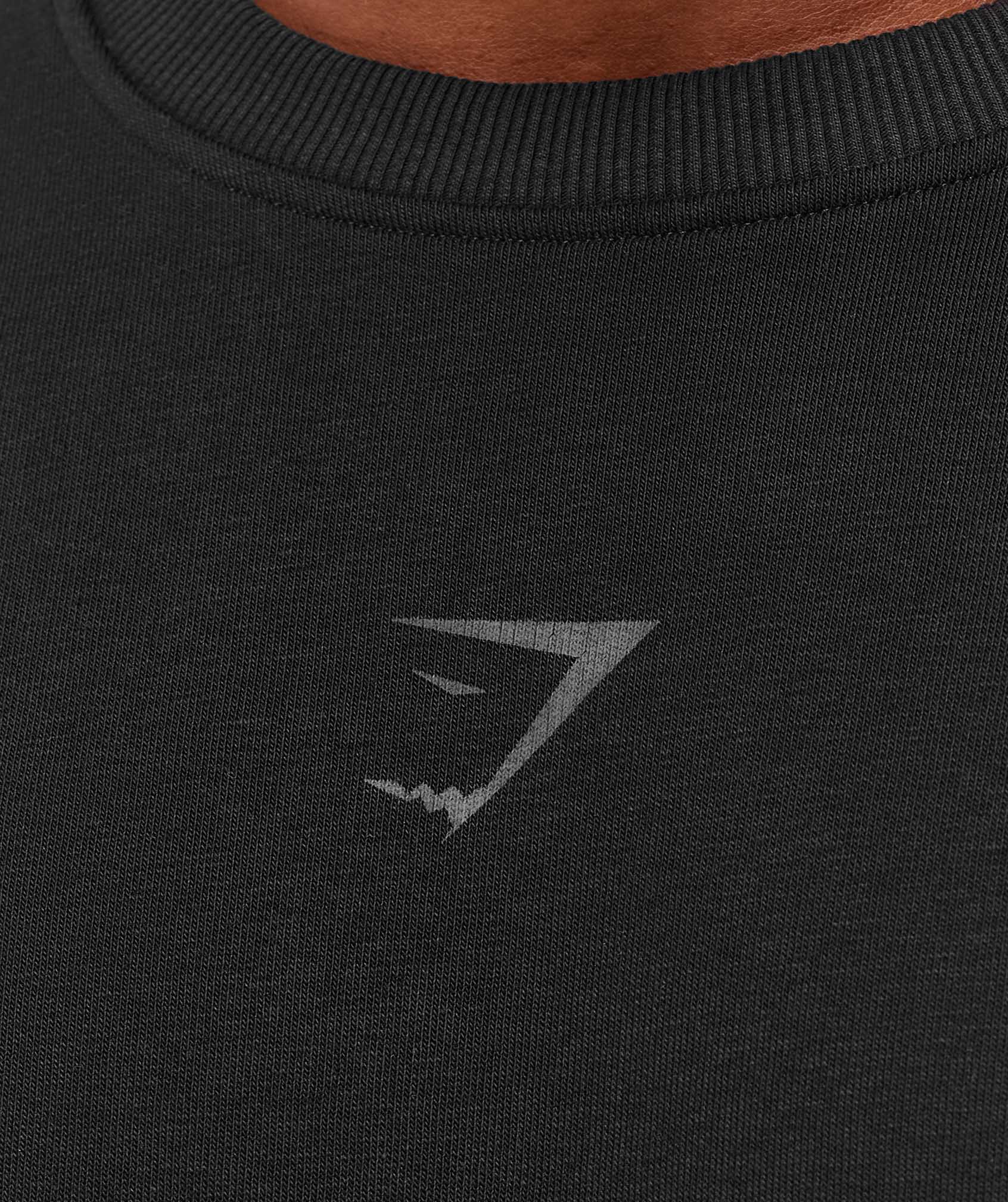Gymshark Power Crew - Black/Asphalt Grey - Image 5