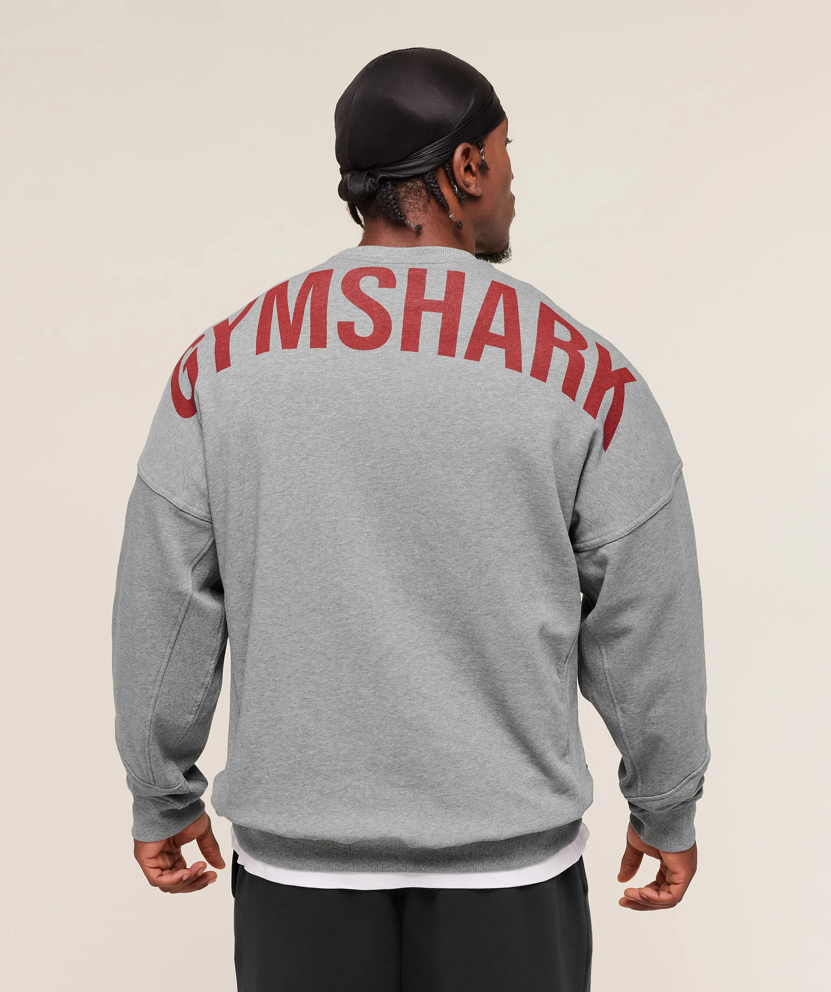 Gymshark Power Crew - Charcoal Core Marl - Image 3
