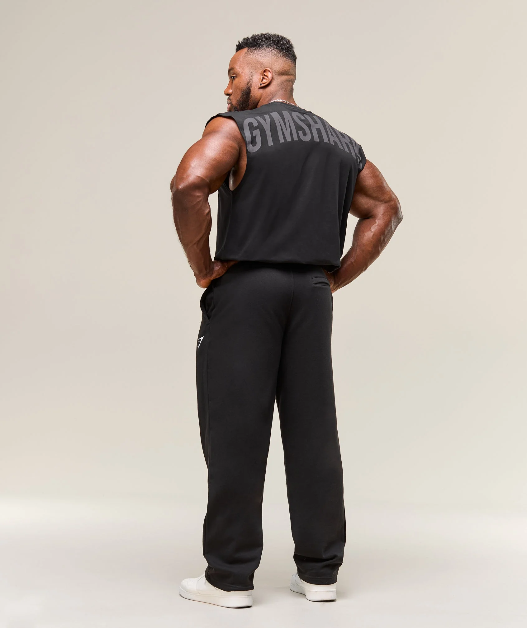 Gymshark Power Cut Off Tank - Black - Image 7
