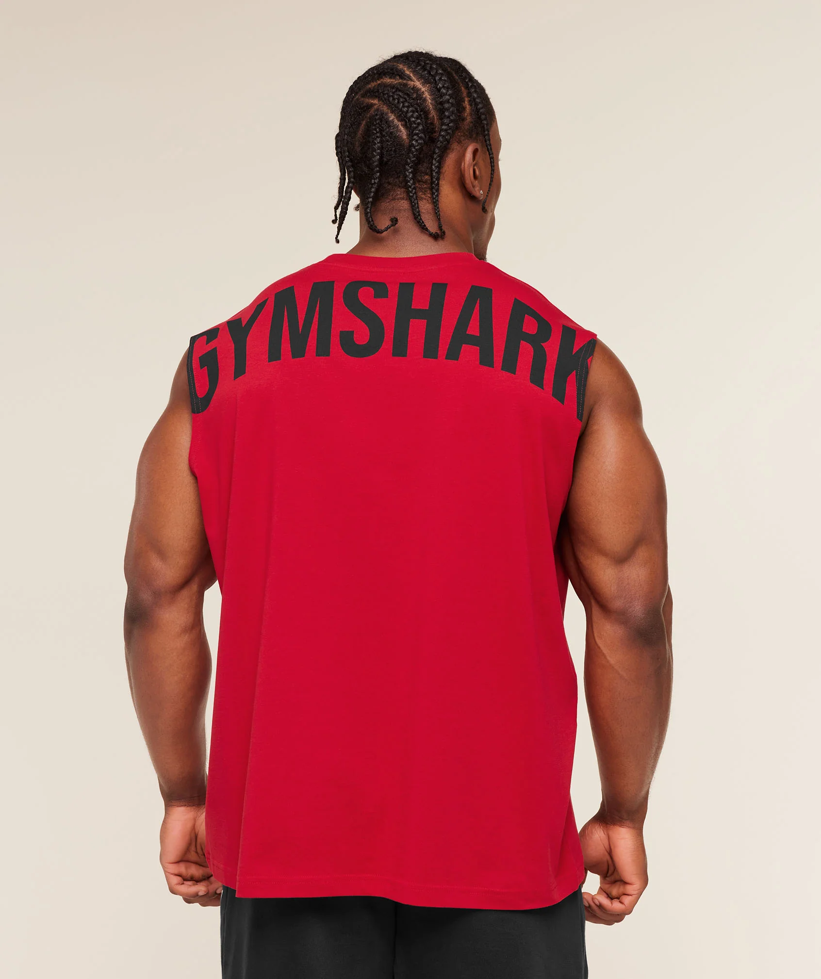 Gymshark Power Cut Off Tank - Conditioning Red - Image 5