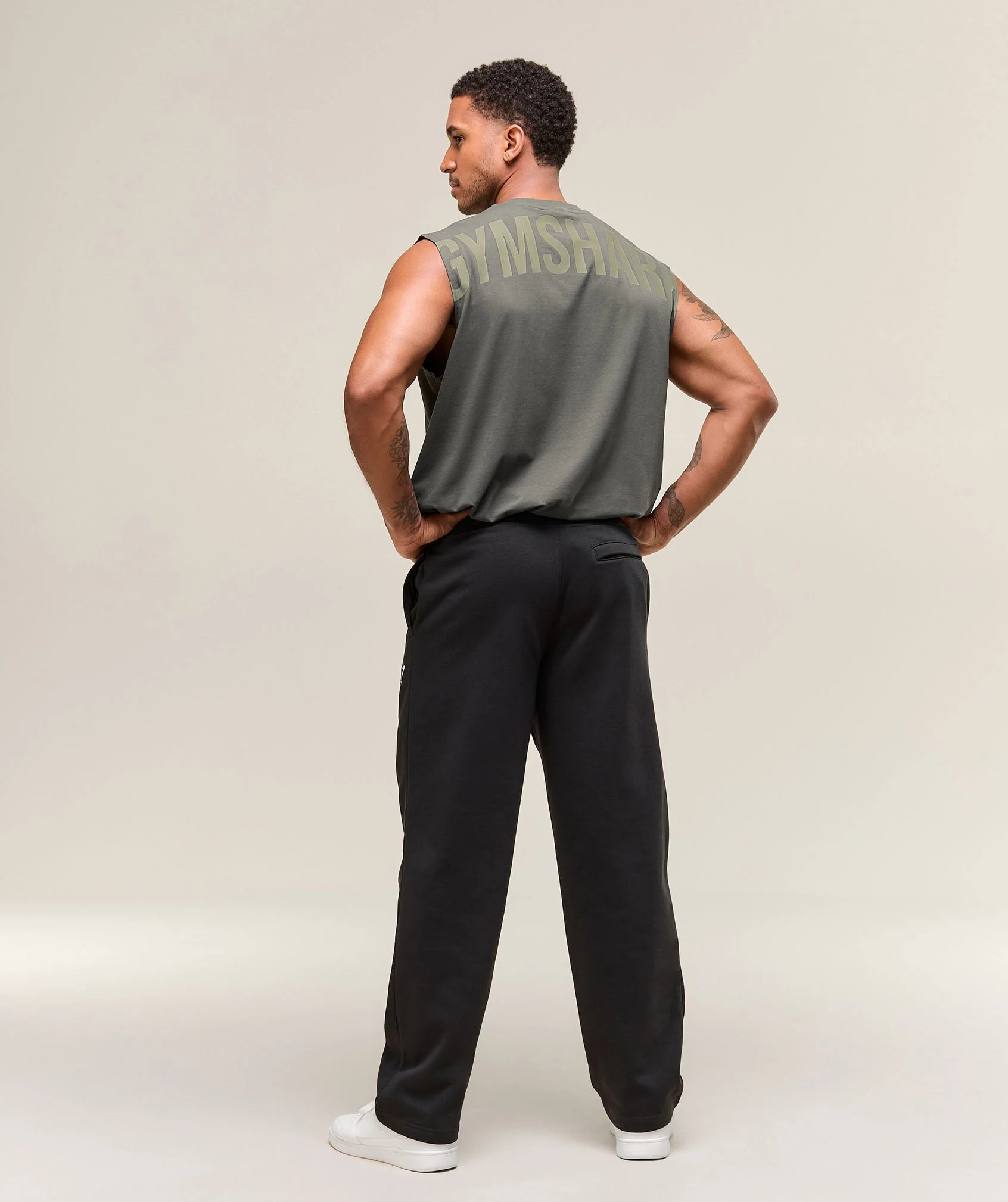 Gymshark Power Cut Off Tank - Strength Green - Image 5