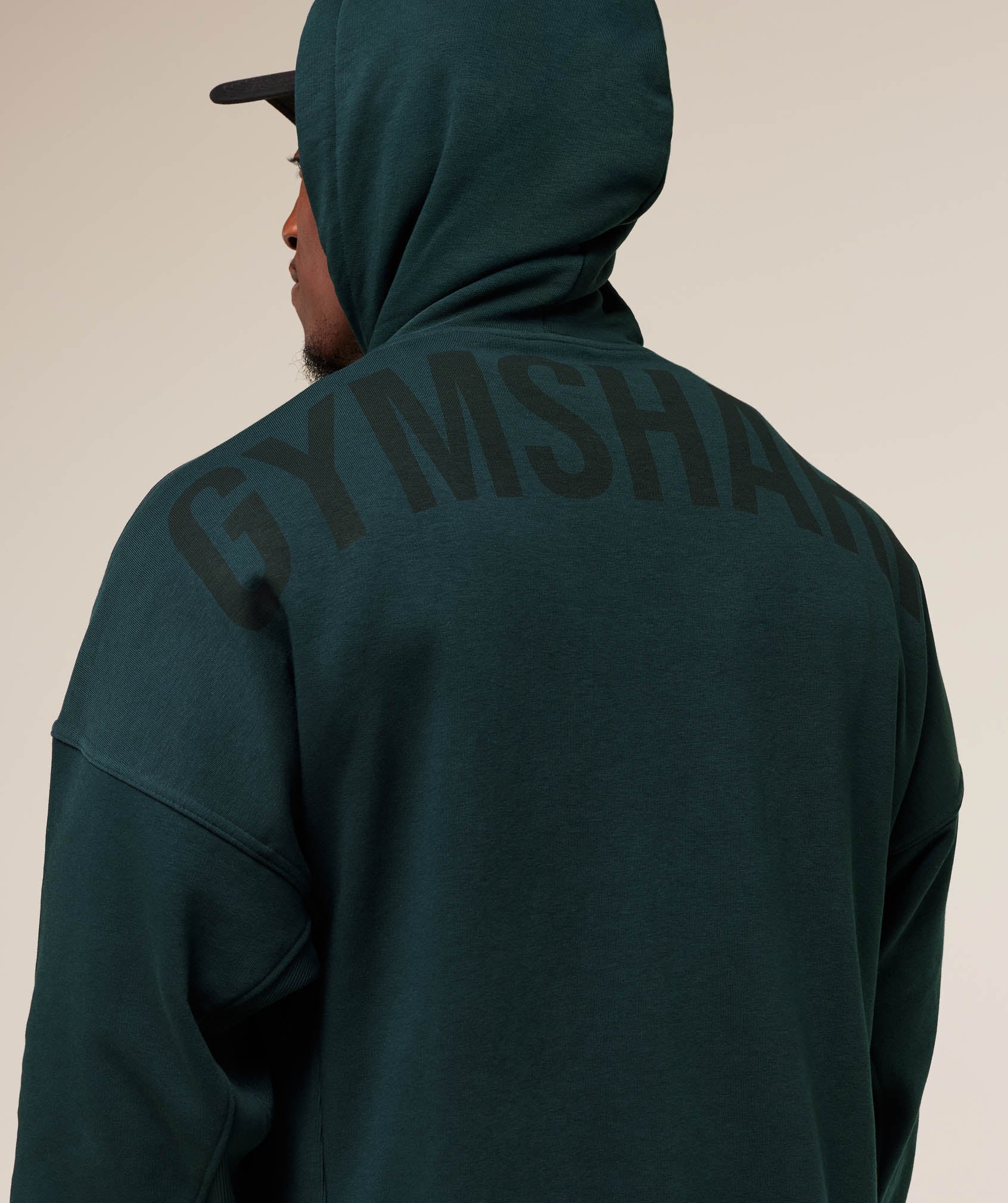Gymshark Power Oversized Hoodie - Deep Petrol Blue - Image 5