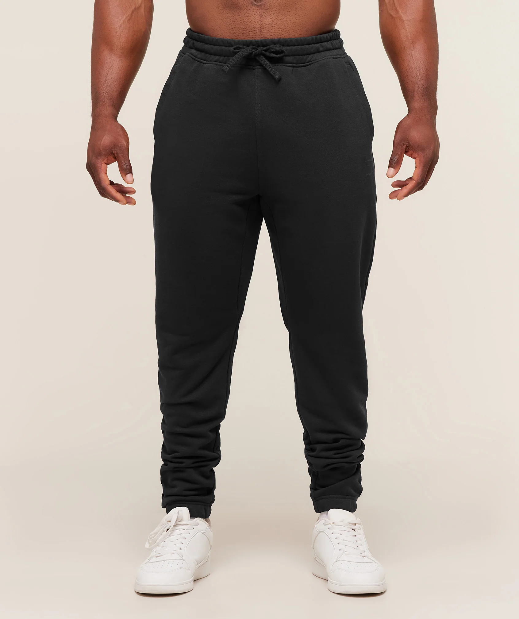 Gymshark Power Joggers Tall - Black/Asphalt Grey - Image 3