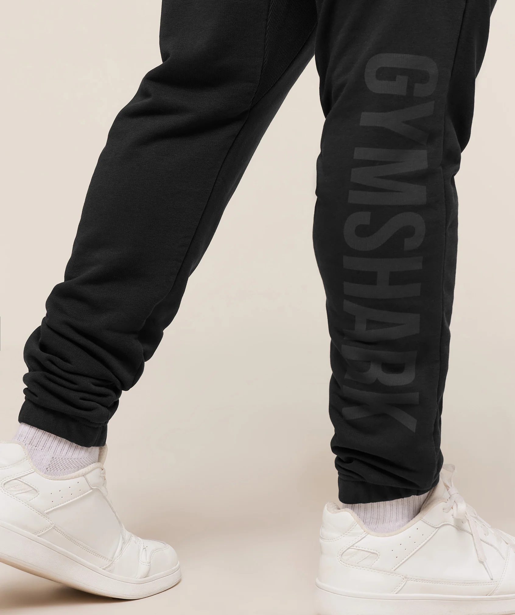 Gymshark Power Joggers Tall - Black/Asphalt Grey - Image 7