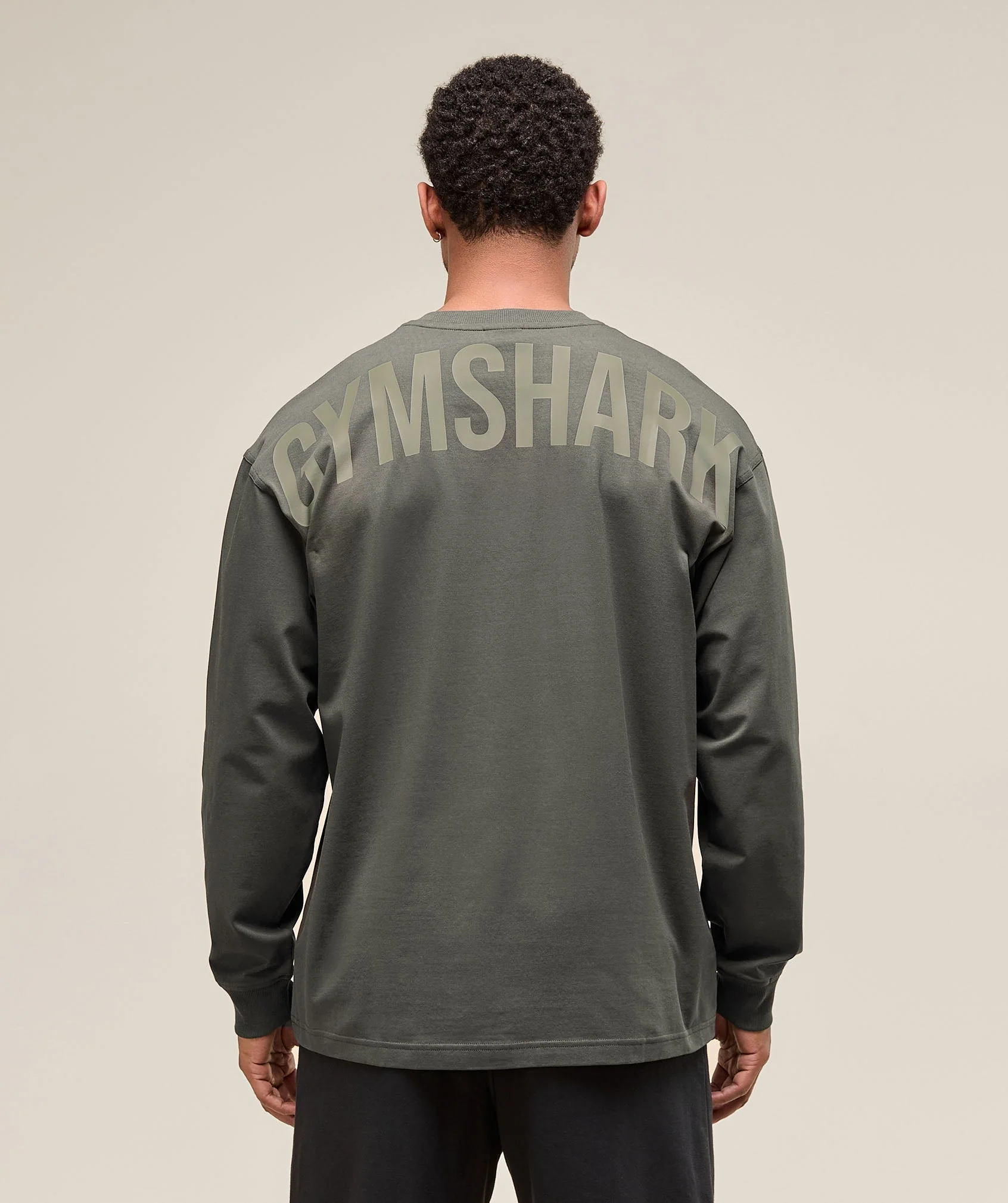 Gymshark Power Long Sleeve T-Shirt - Strength Green - Image 4