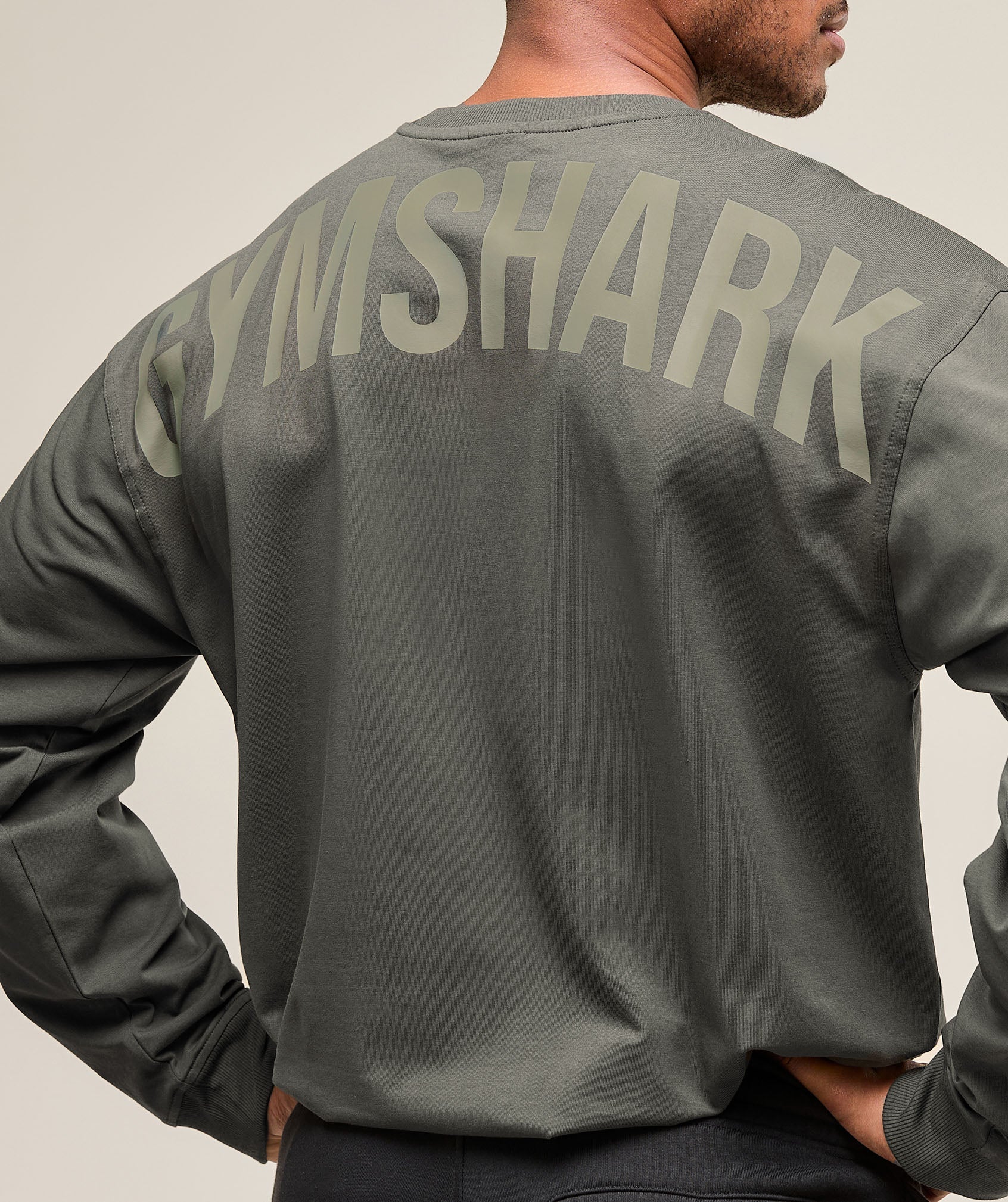 Gymshark Power Long Sleeve T-Shirt - Strength Green - Image 5