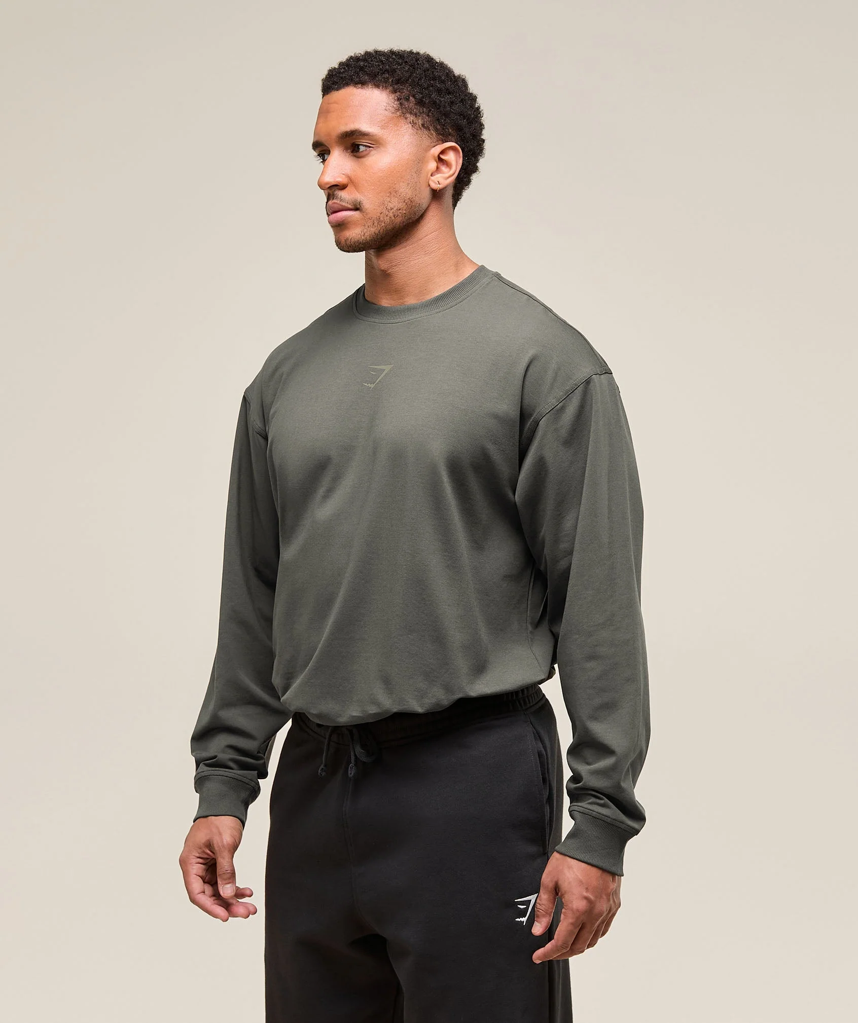 Gymshark Power Long Sleeve T-Shirt - Strength Green - Image 6
