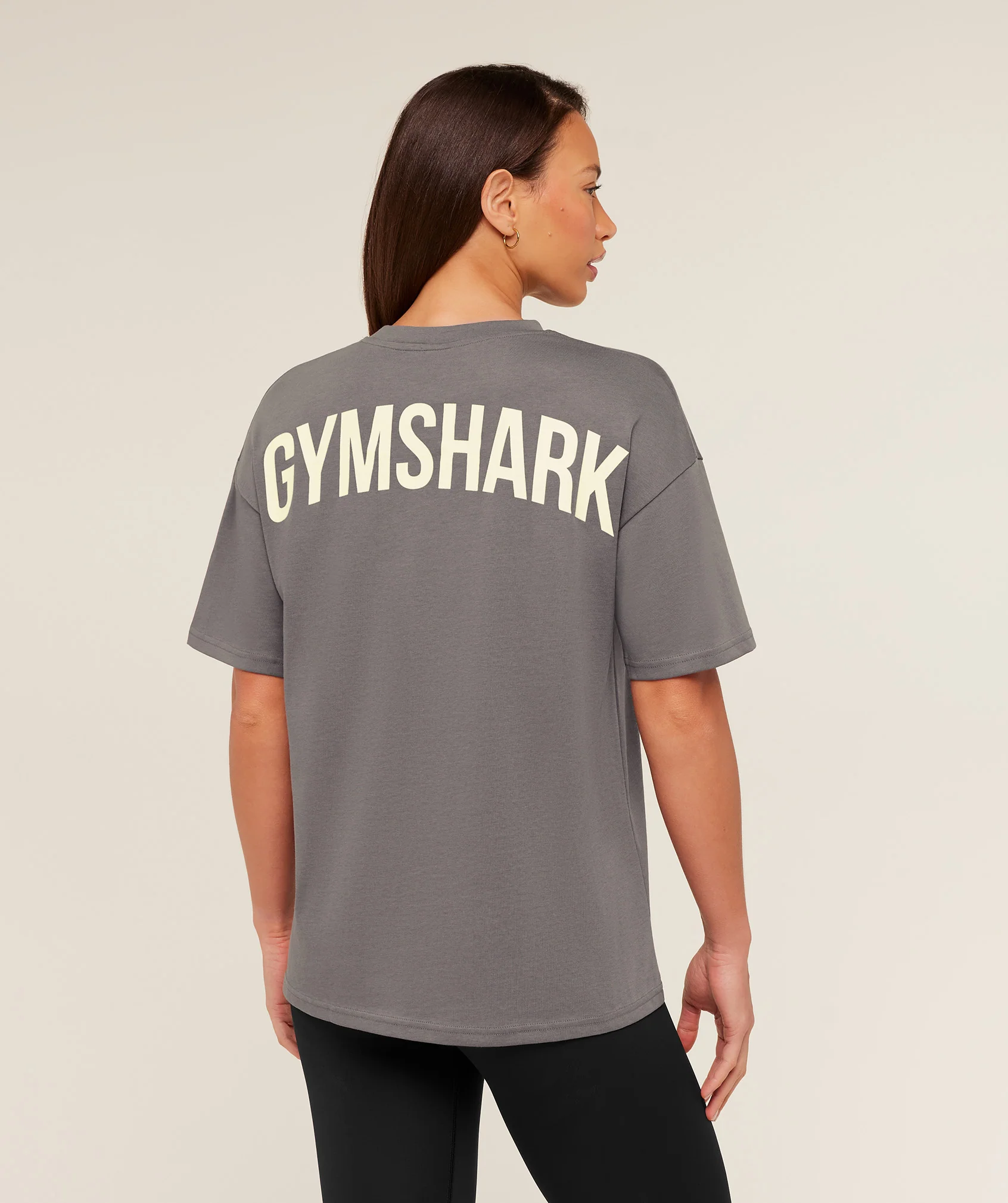 Gymshark GS Power Oversized T-Shirt - Cool Brown