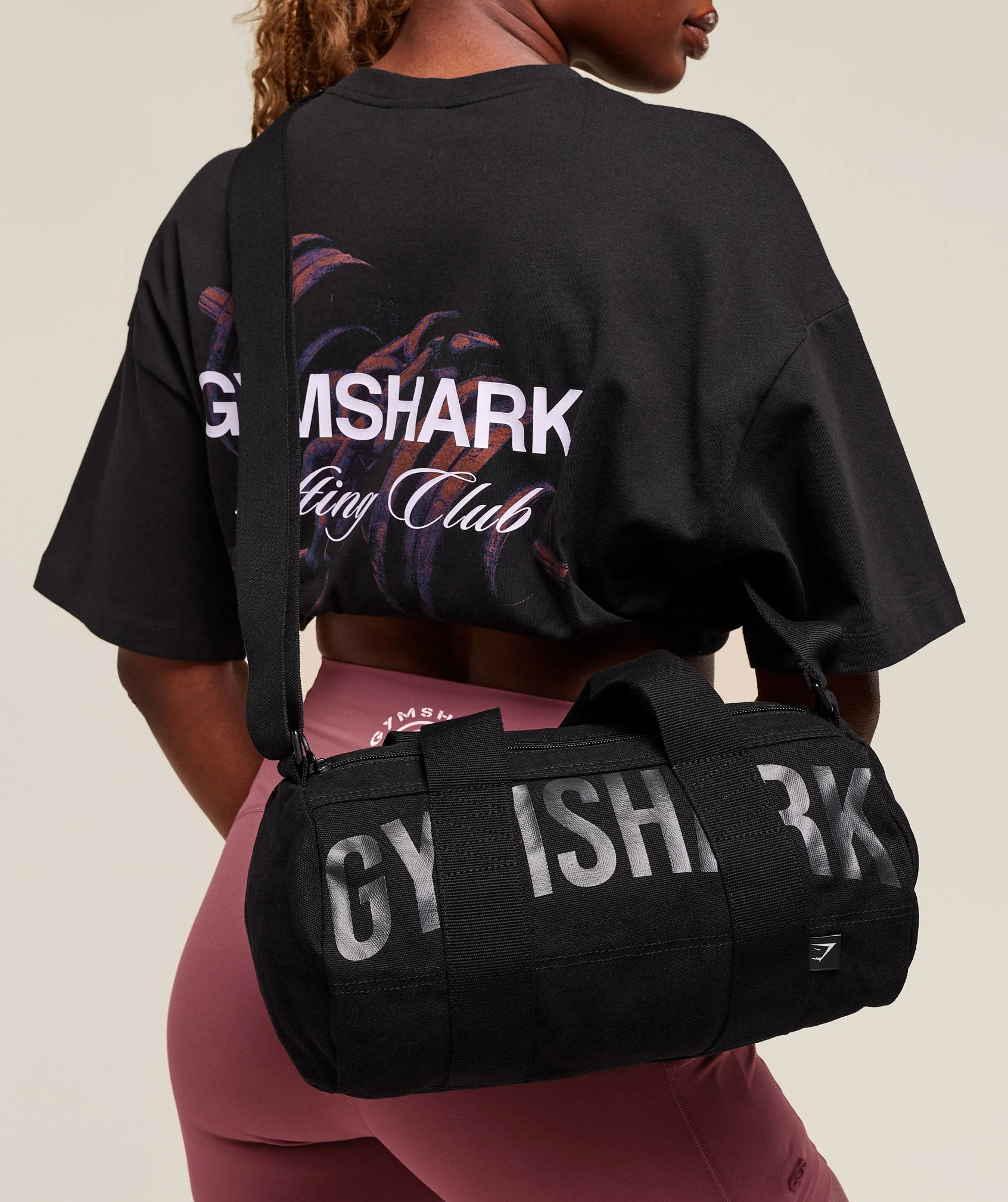 Gymshark Power Small Holdall - Black/Asphalt Grey - Image 2