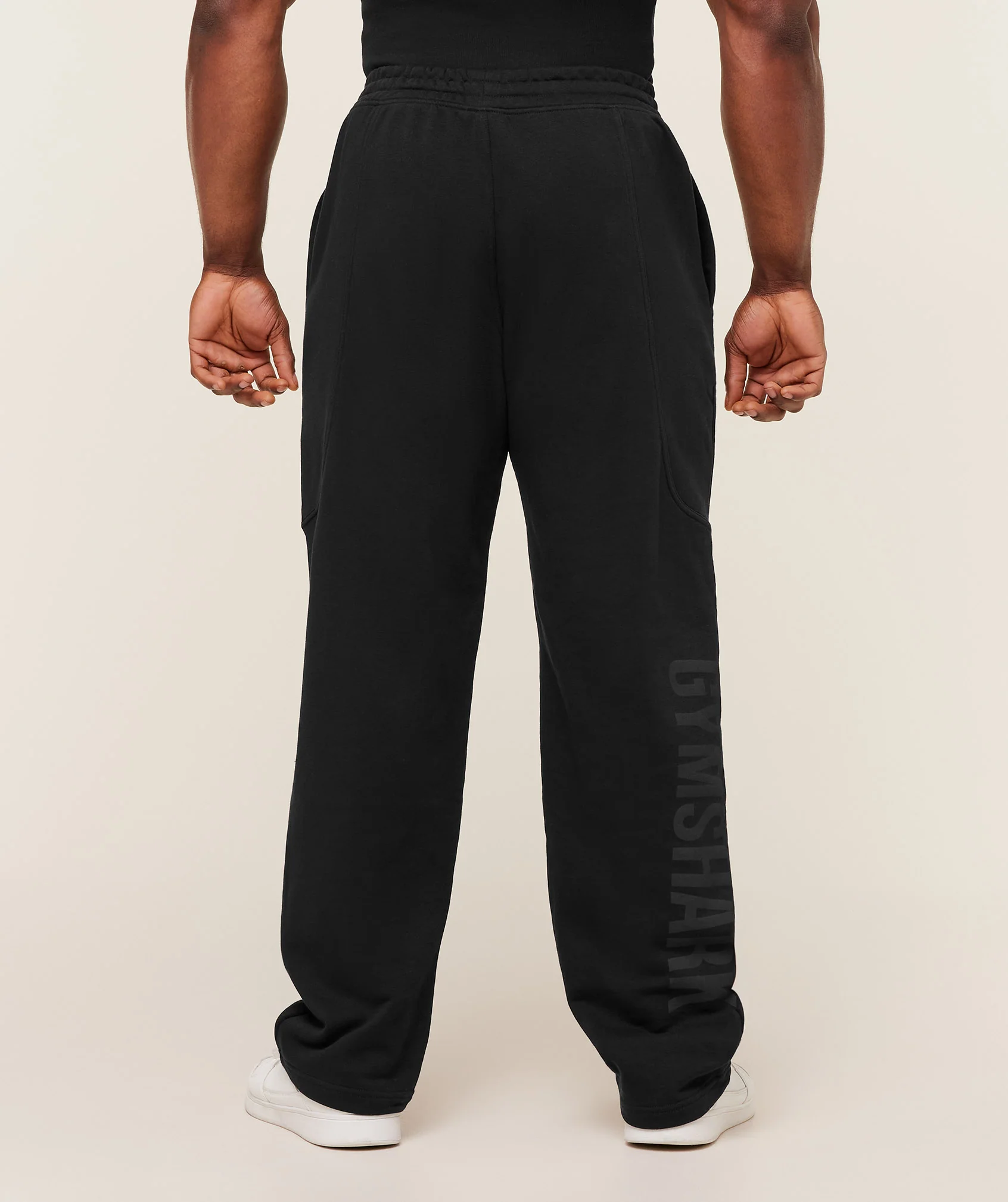 Gymshark Power Straight Leg Pants - GS Black/GS Asphalt Grey - Image 3