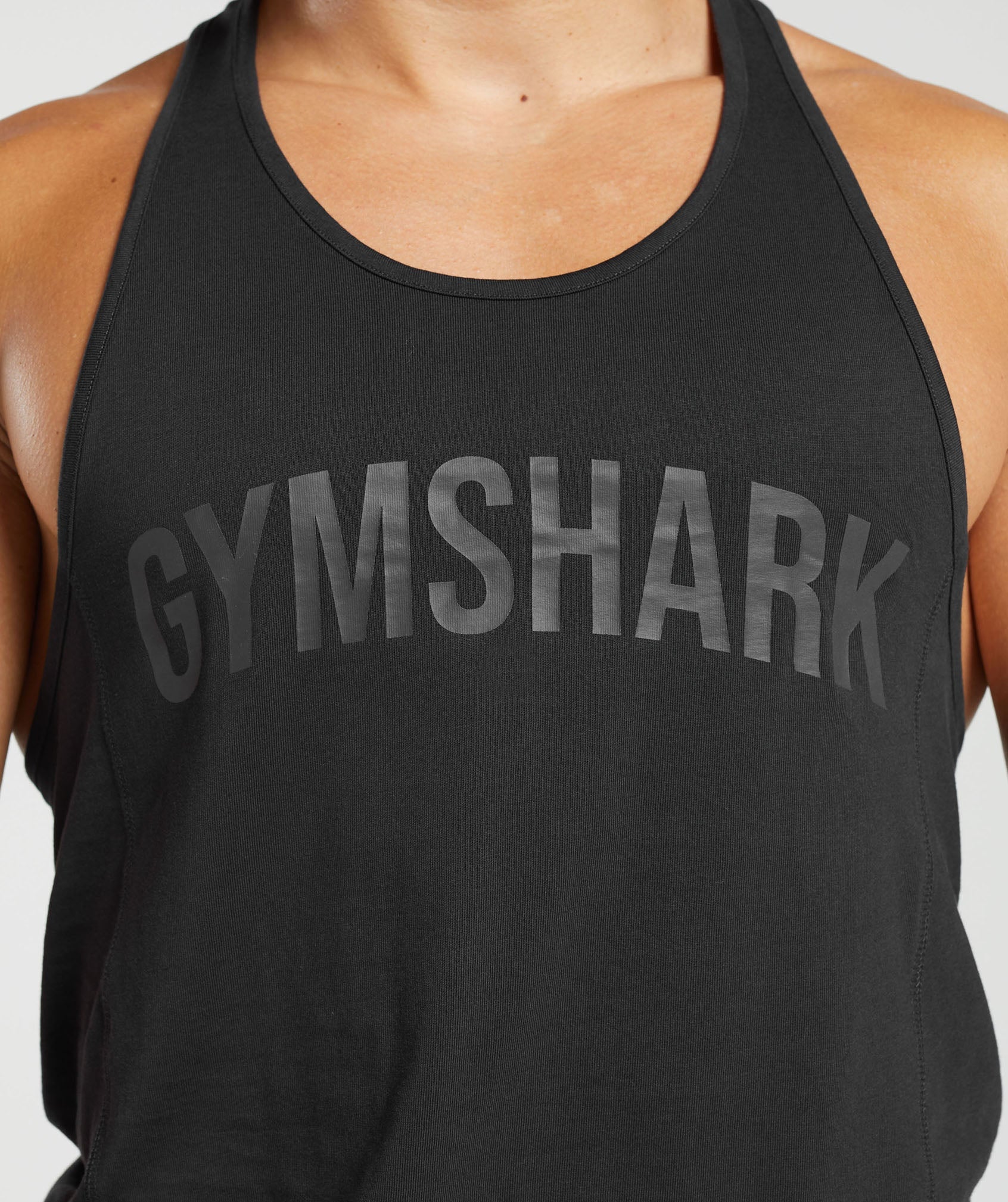 Gymshark Power Stringer - Black - Image 5