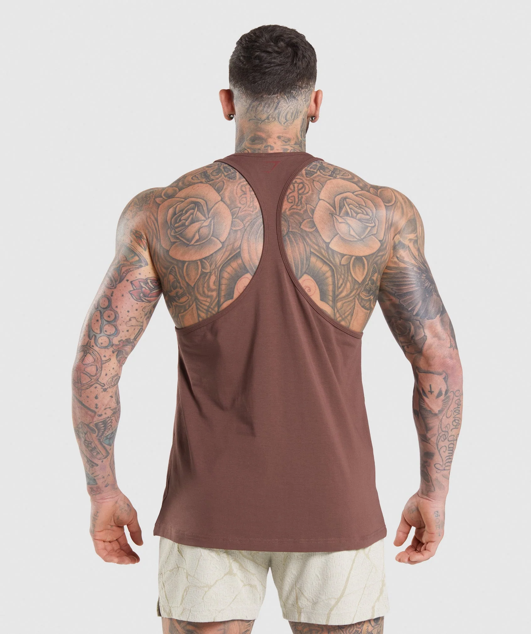 Gymshark Power Stringer - Cherry Brown - Image 2