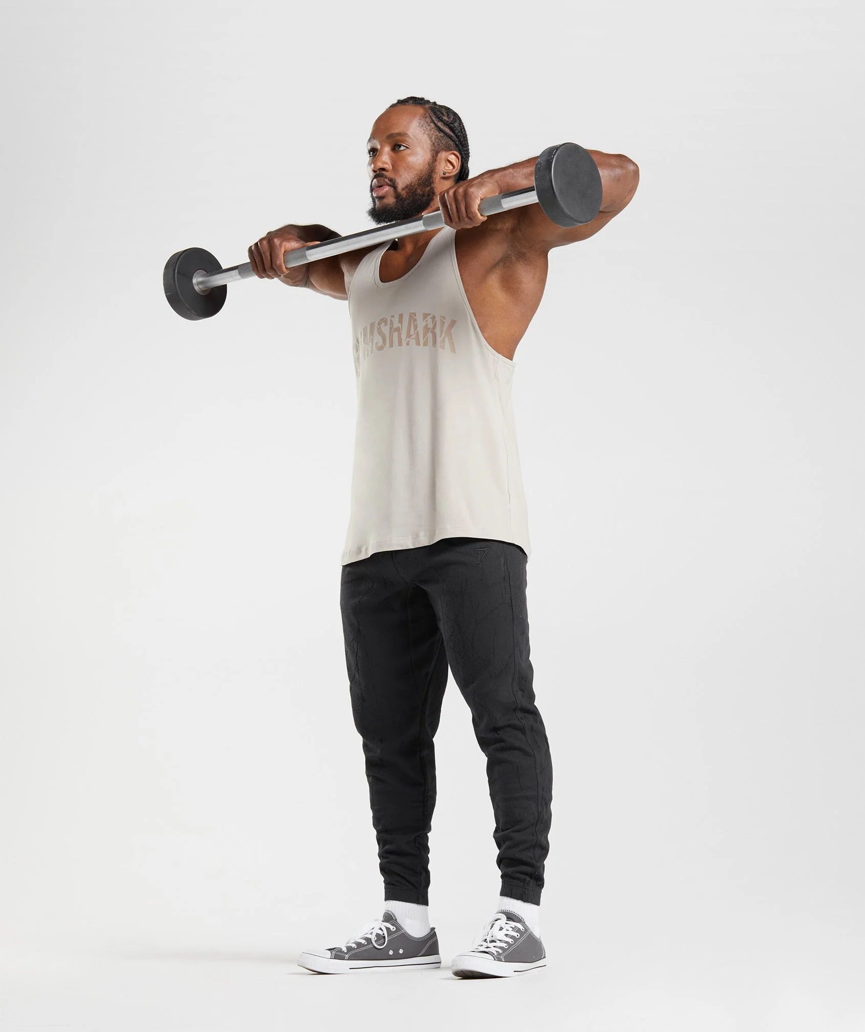 Gymshark Power Stringer - Pebble Grey - Image 4