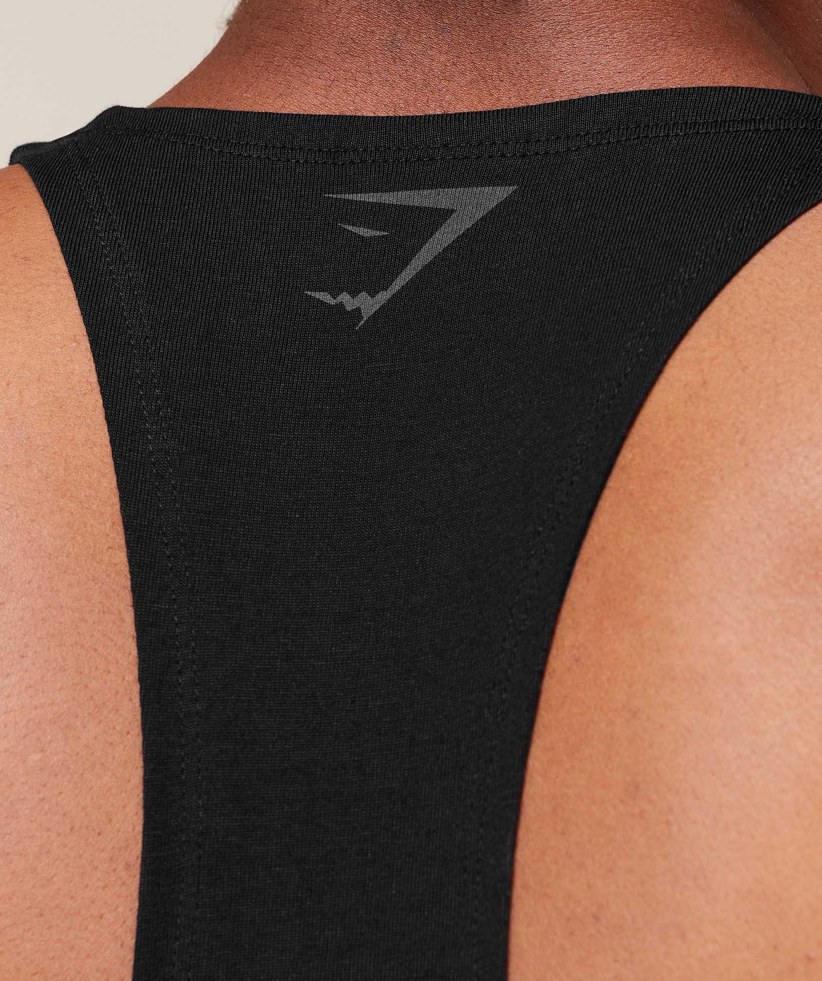 Gymshark Power Stringer - Black/Asphalt Grey - Image 10