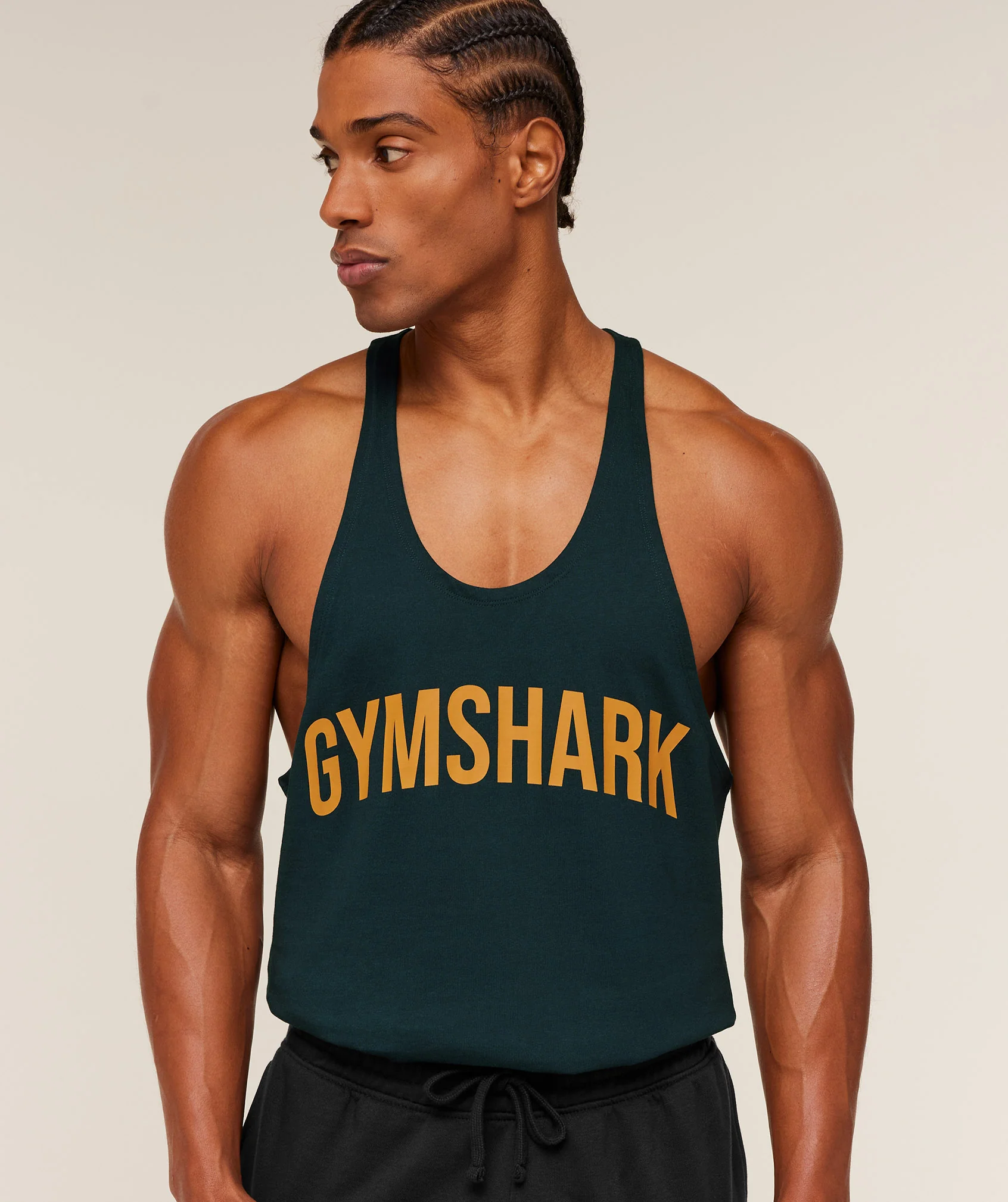 Gymshark Power Stringer - Deep Petrol Blue - Image 4