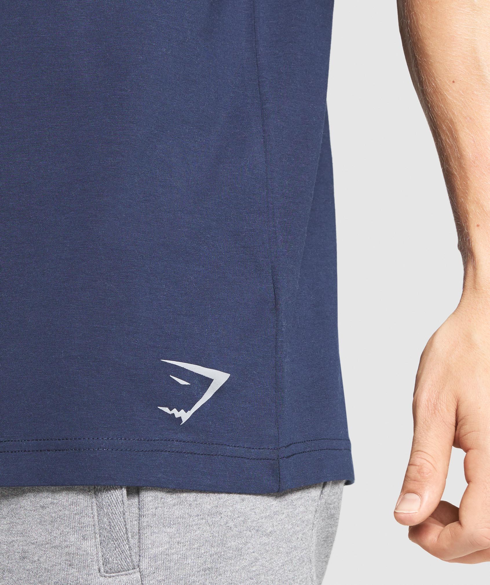 Gymshark Power T-Shirt - Dark Blue - Image 5