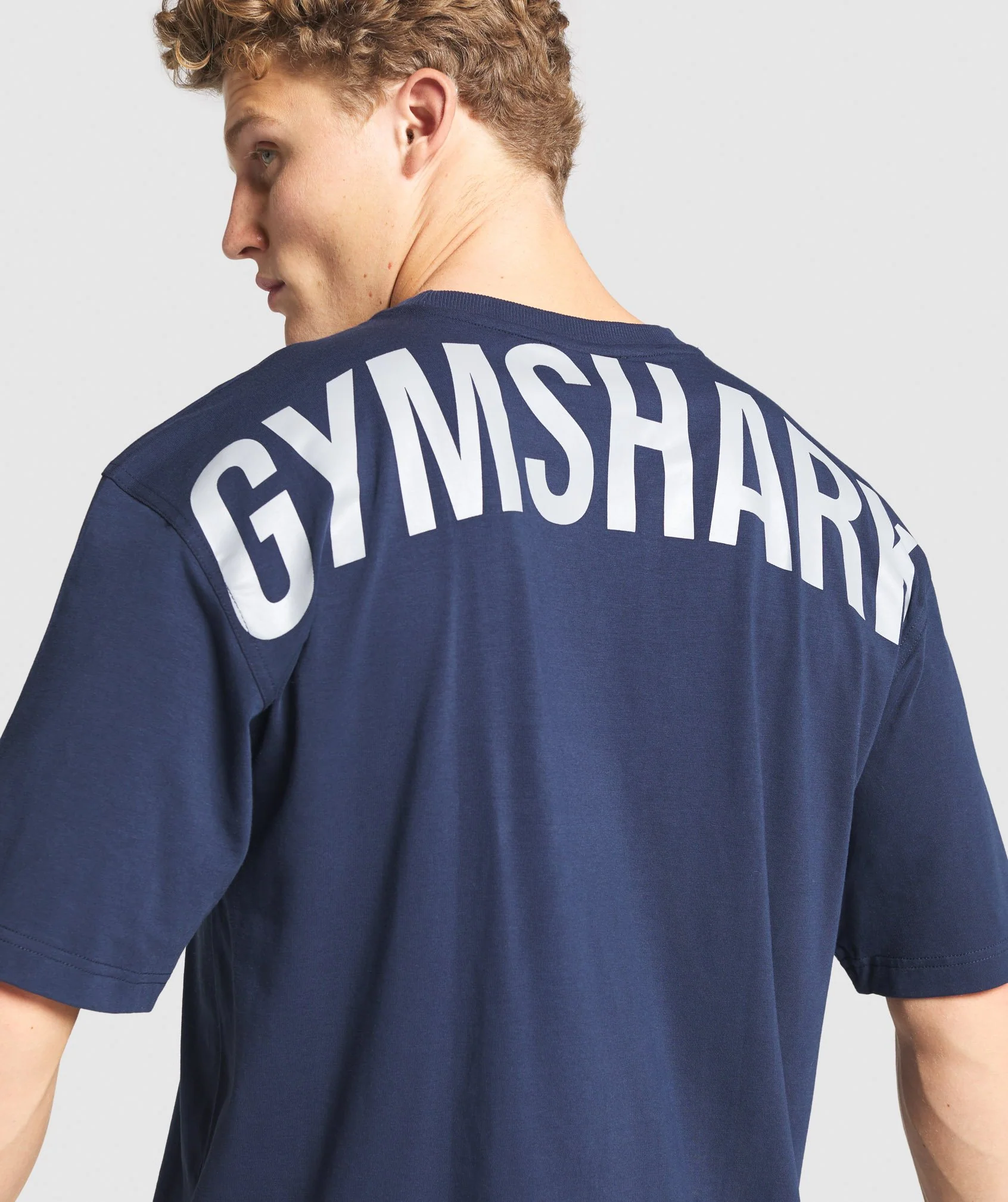 Gymshark Power T-Shirt - Dark Blue - Image 6