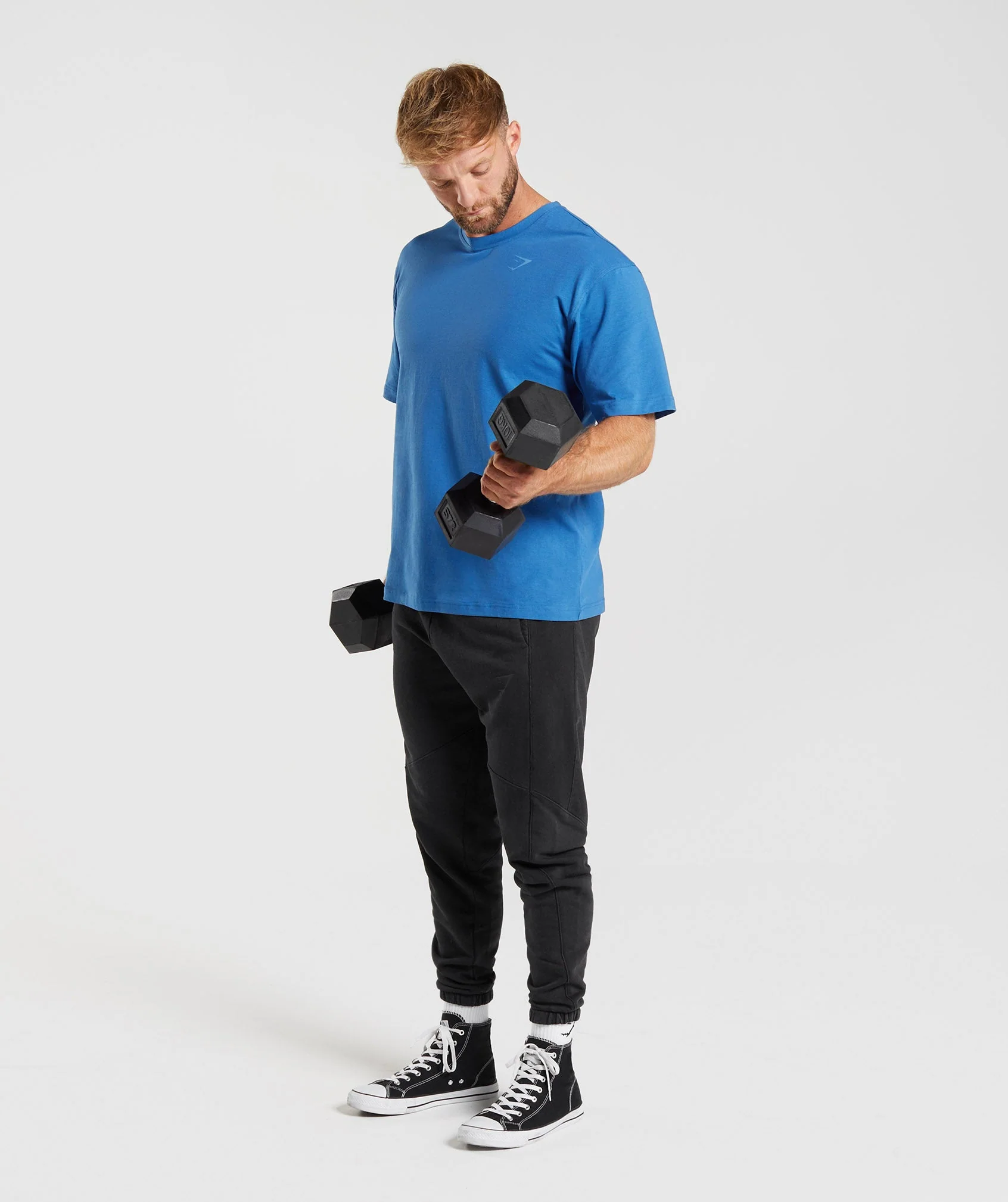Gymshark Power T-Shirt - Lakeside Blue - Image 4