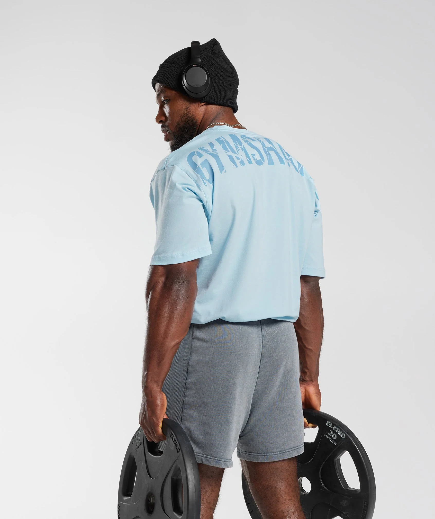 Gymshark Power T-Shirt - Skyline Blue - Image 3